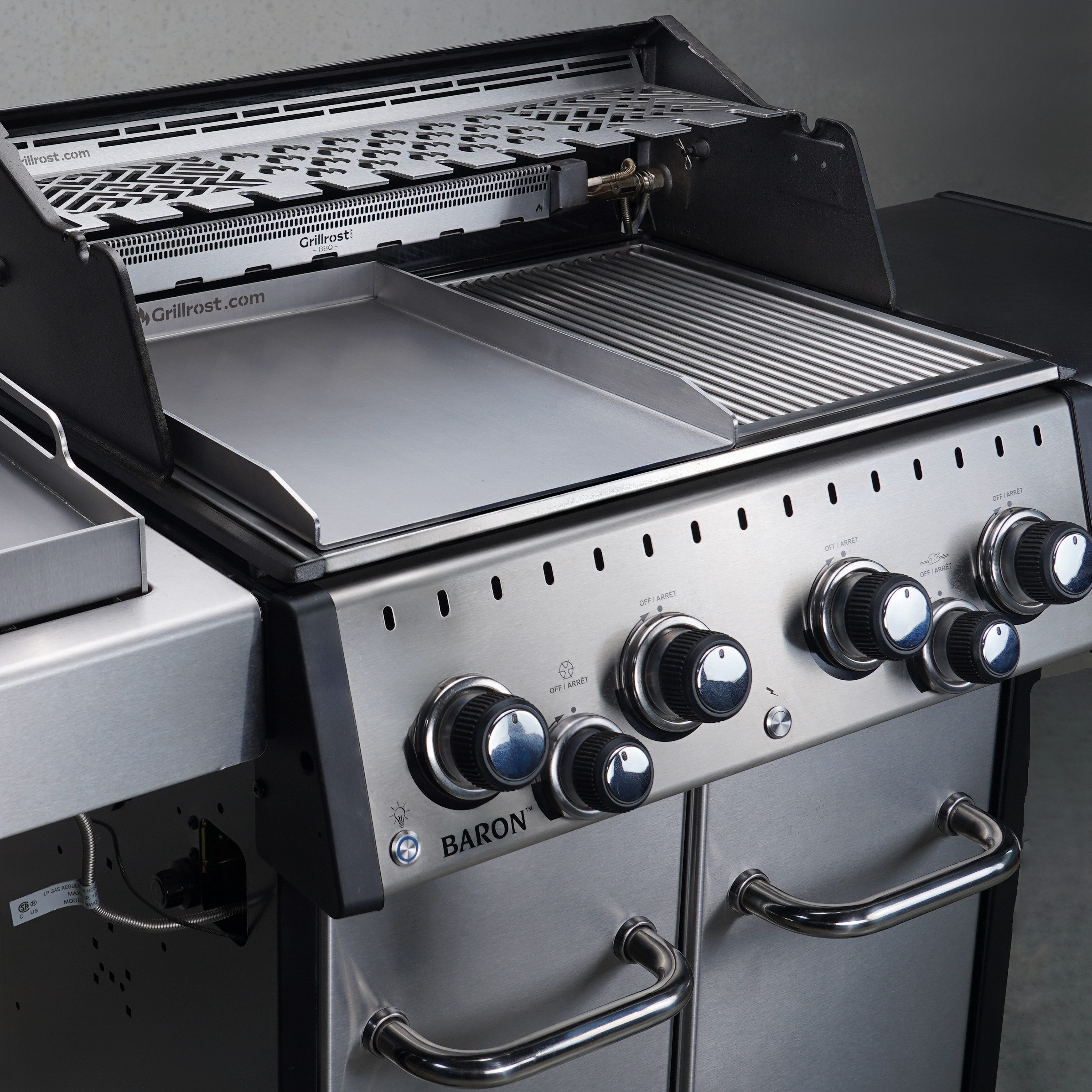 Grillrost.com BBQ Grillrost BBQ Warmhalterost Broil King Baron / Regal / Imperial 490 u. 690, Made in Germany