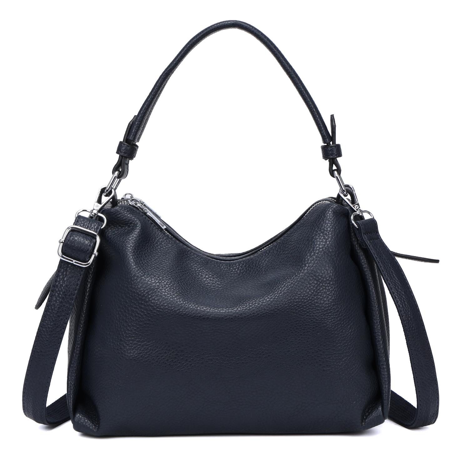 Schultertasche DAMEN TASCHE SHOPPER Umhängetasche Crossover Hobo Bag Leder Optik