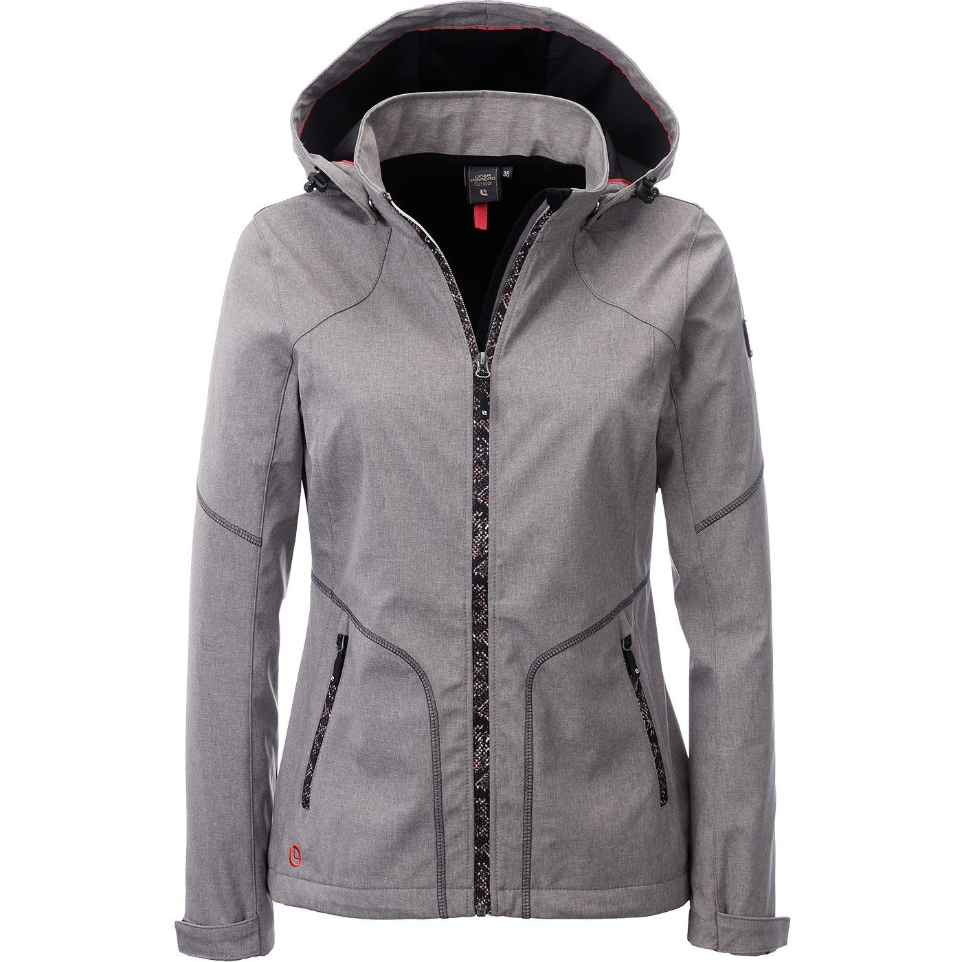 DEPROC Active Softshelljacke SOUTH TWIN PEAK WOMEN mit abnehmbarer Kapuze
