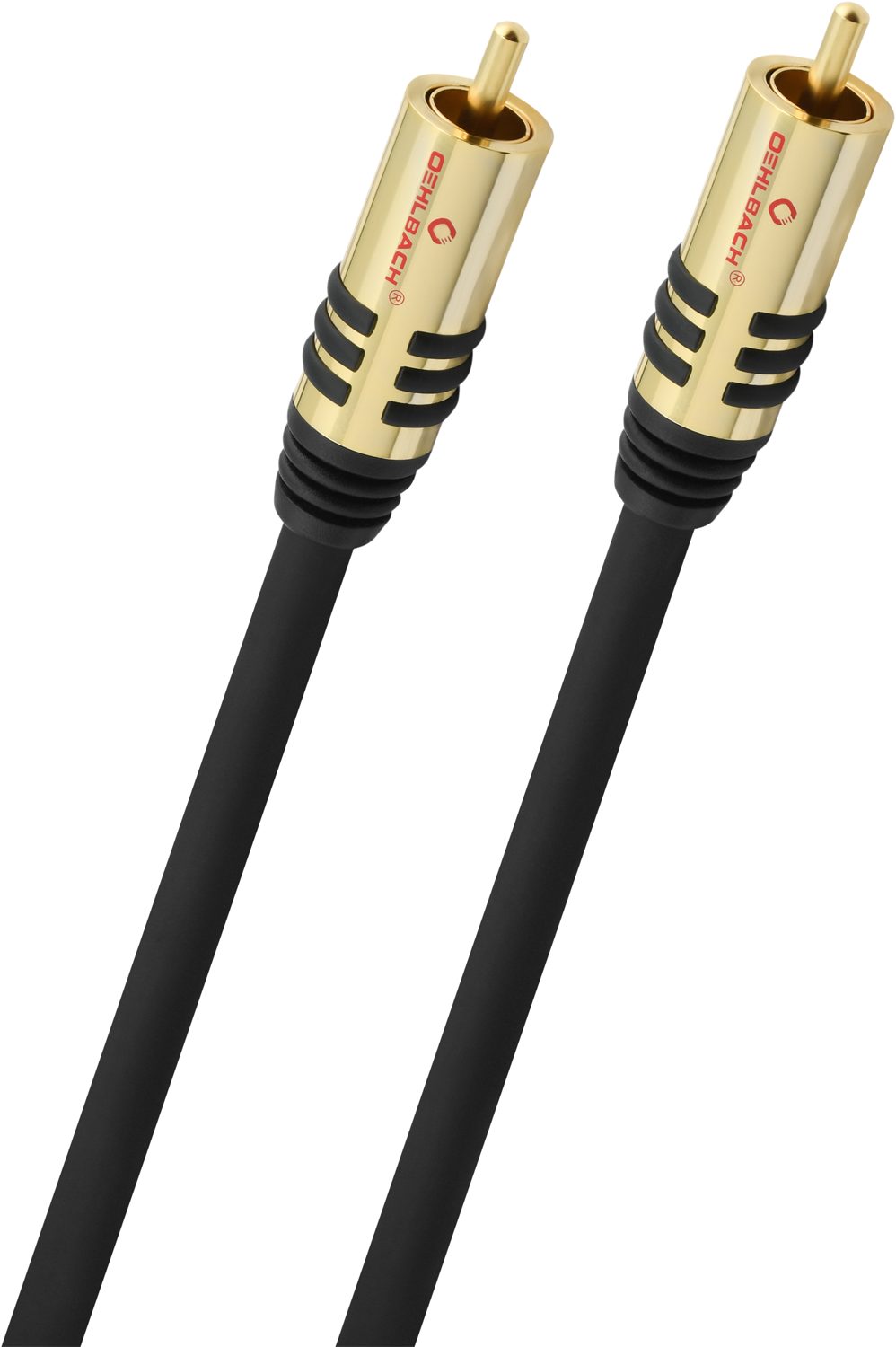 Oehlbach NF Sub Subwoofer Cinch-Kabel Audio-Kabel, Cinch, Cinch (100 cm), Flexibel, Hochwertiges Kupfer