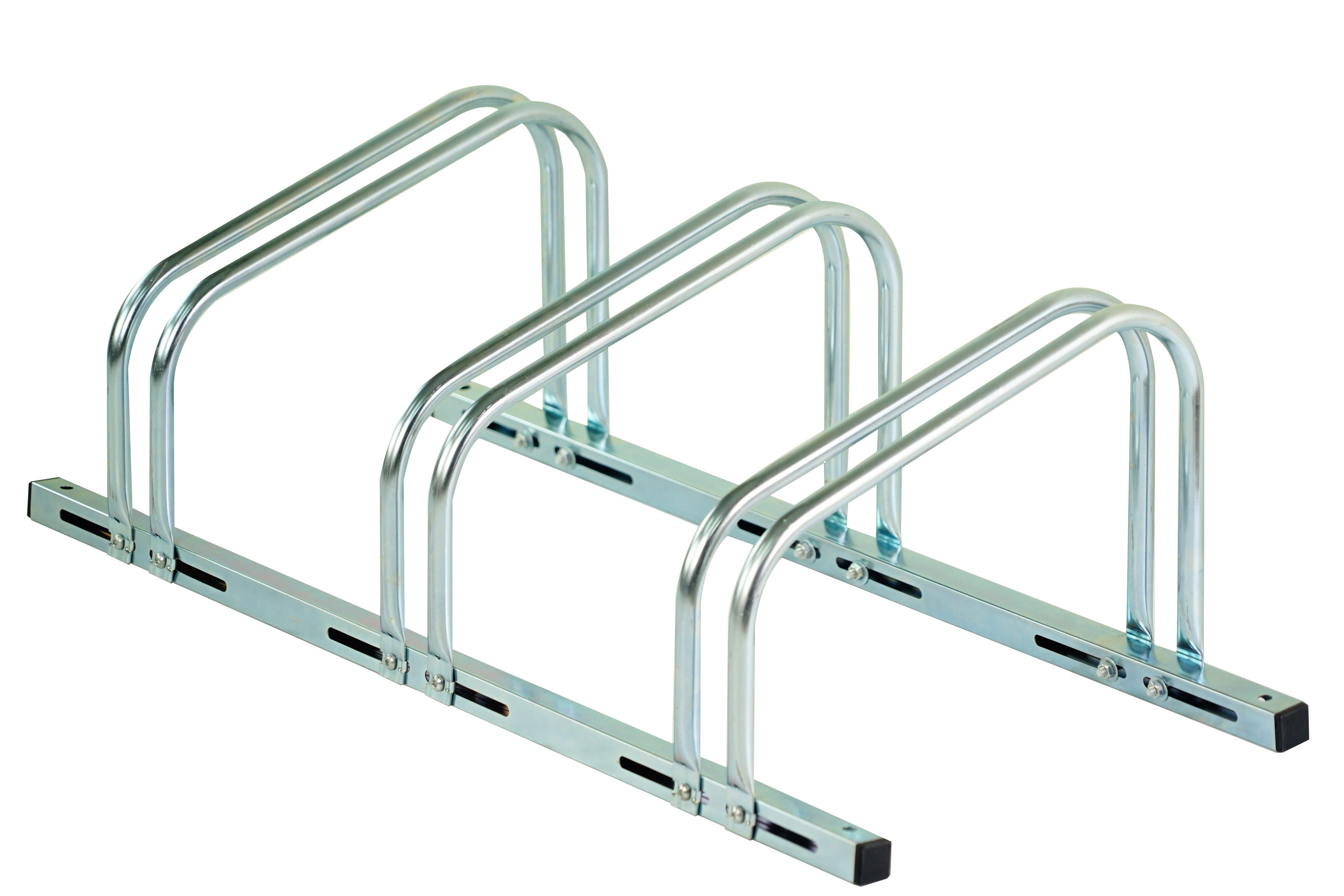 Fahrradständer für 3 Stellplätze, ca. 81x26x37 cm (LxHxB), modular, verzinkt