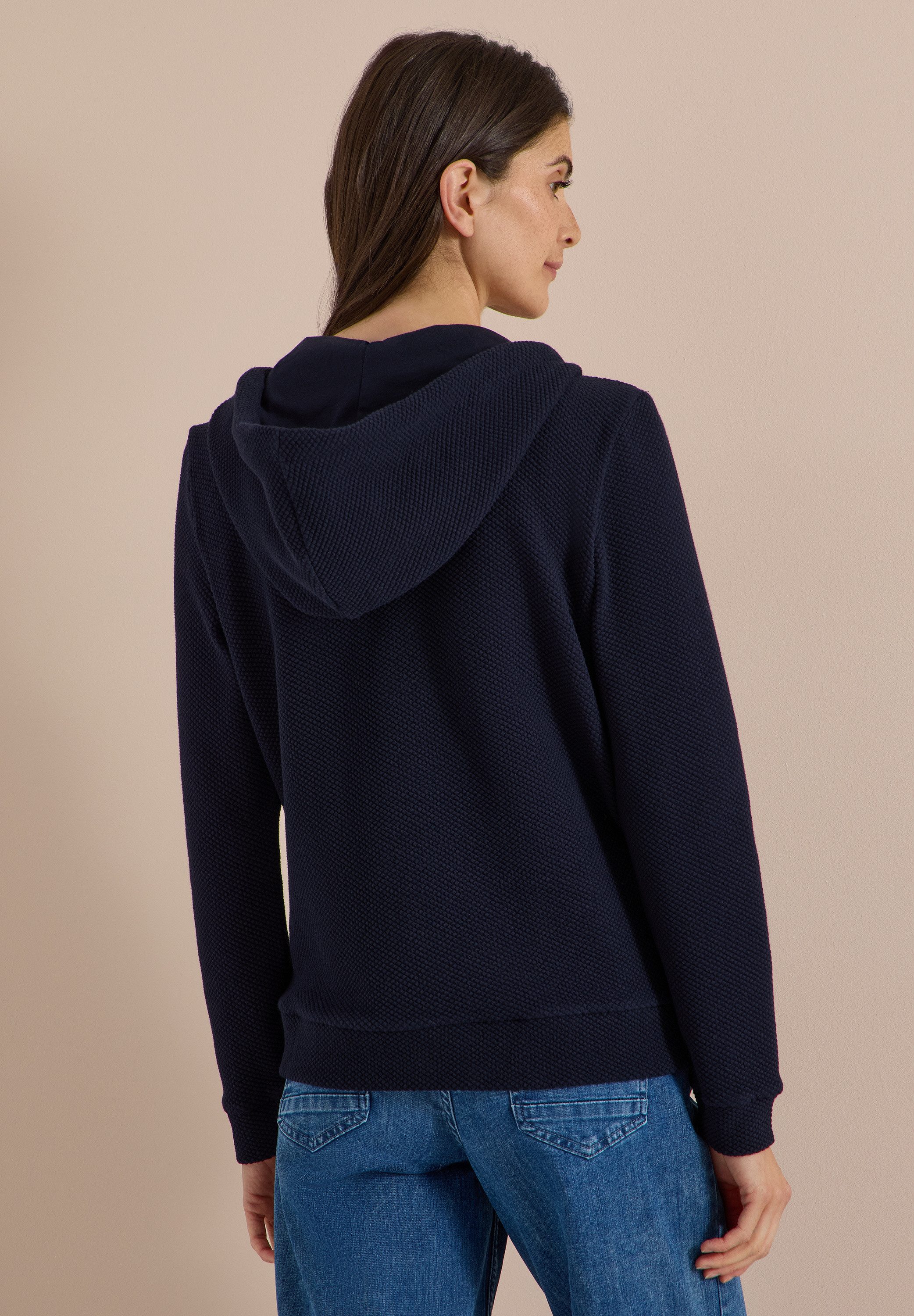 CECIL Sweatjacke mit Kapuze