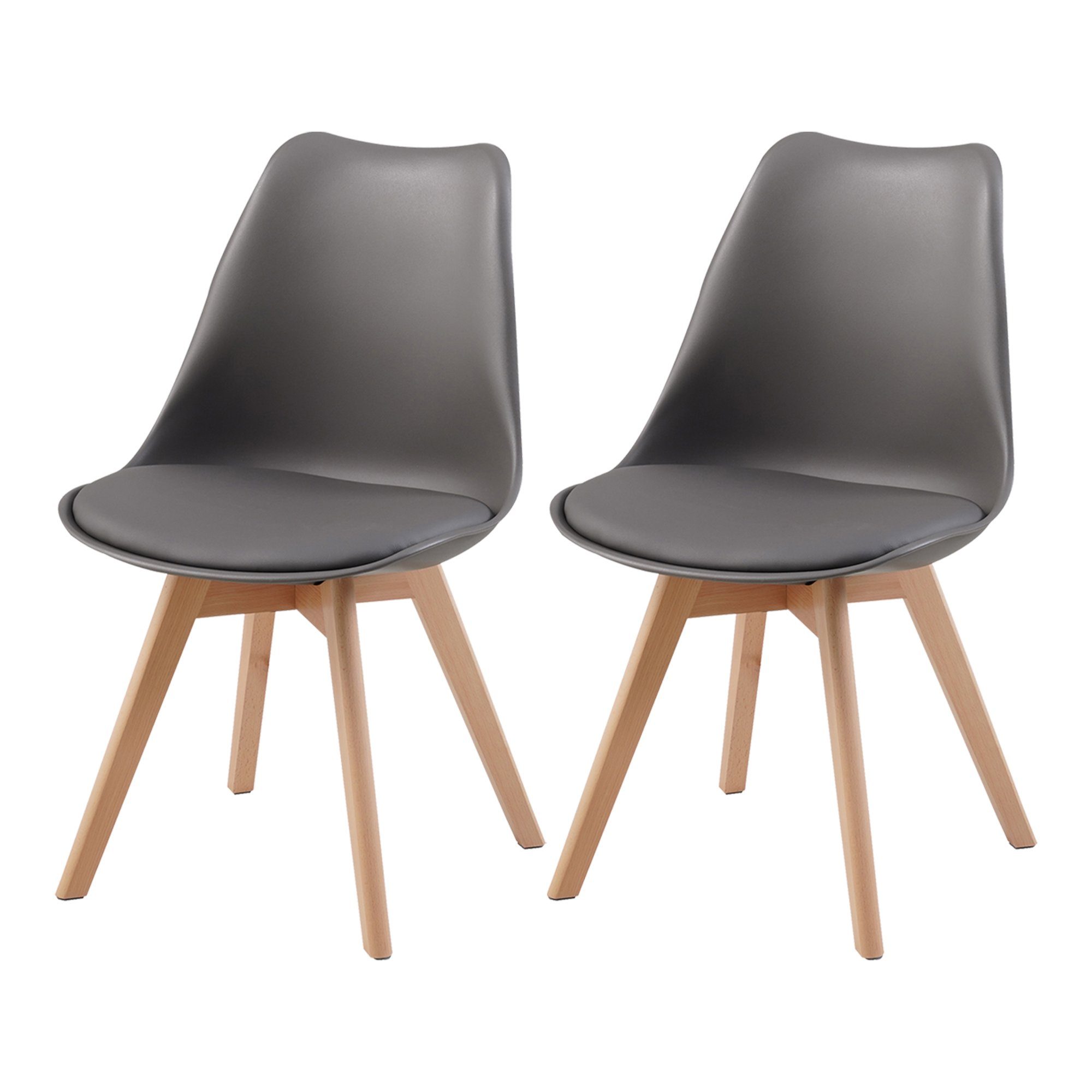 Albatros Esszimmerstuhl »Esszimmerstühle AARHUS, mit Beinen aus Massiv