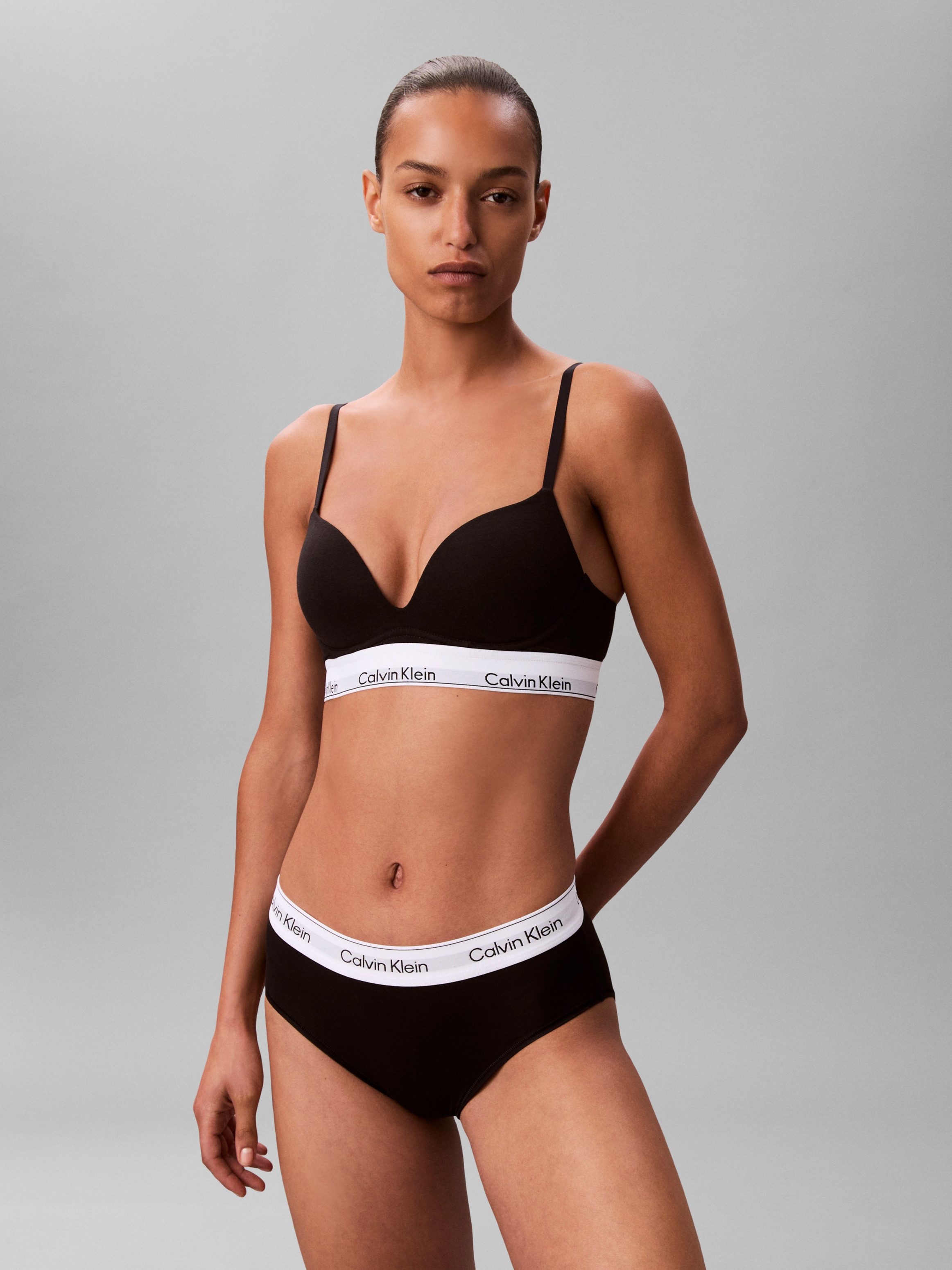 Calvin Klein Underwear Push-up-BH PLUNGE PUSH UP mit Logobund