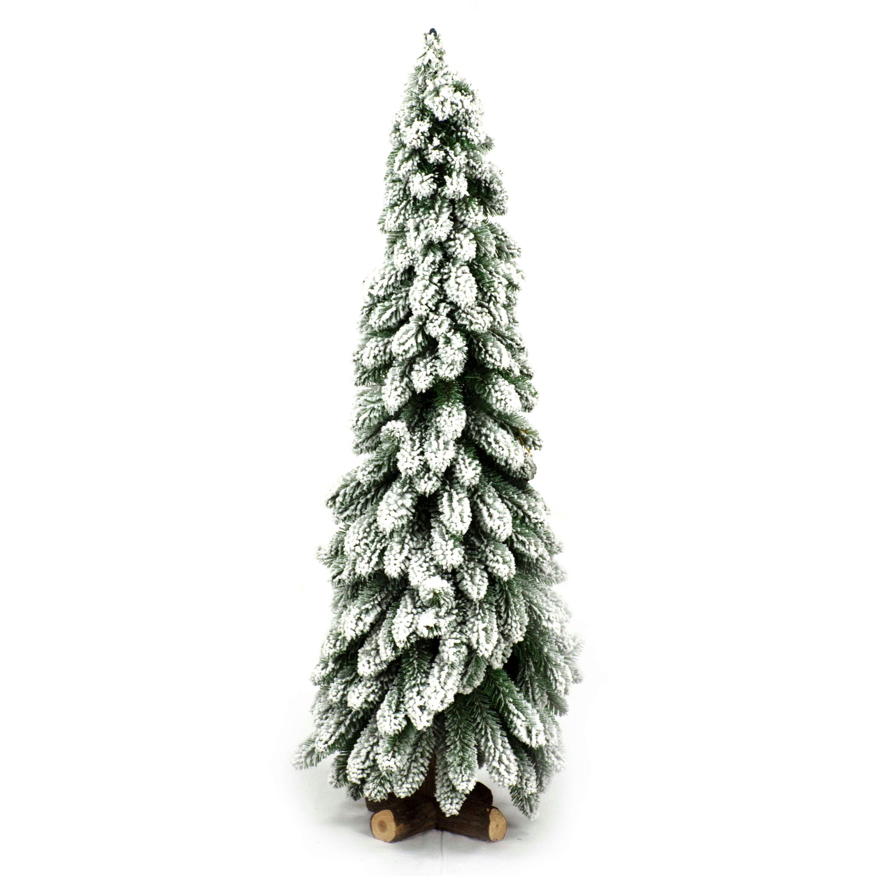 artplants Künstlicher Weihnachtsbaum Kunst Christbaum MONTREAL, beschneit, weiß, 60cm, Ø25cm