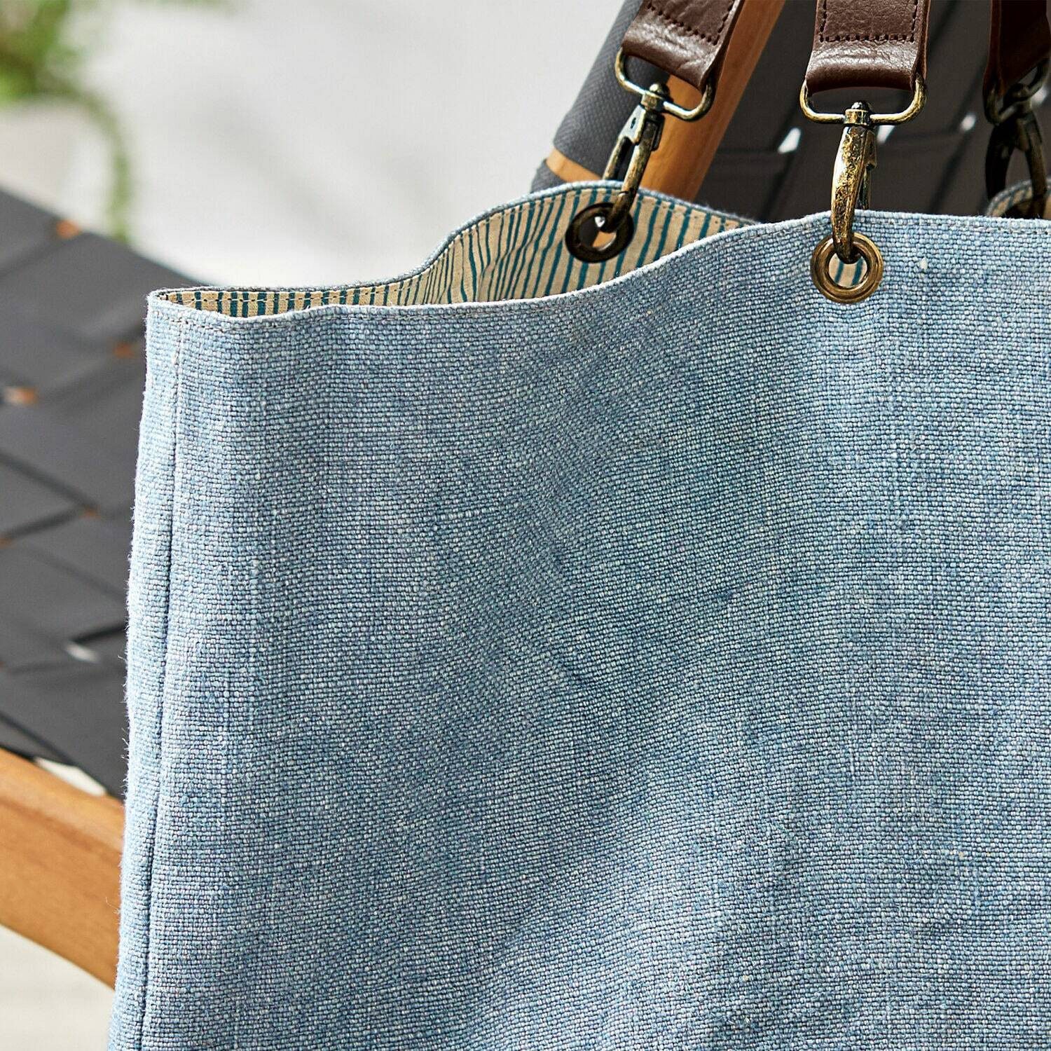 Mirabeau Handtasche Tasche Bente blau/braun – Bild 4 von 5