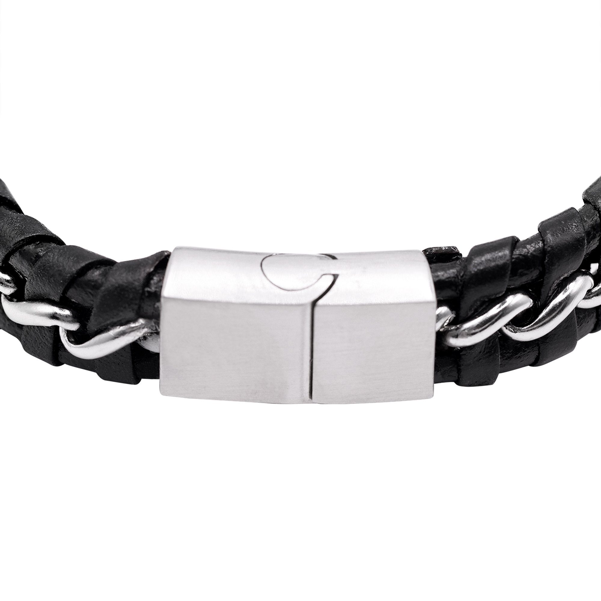 Männerarmband, Heideman Echtlederarmband, Laurin Lederarmband Armband (Armband, Männerlederarmband inkl. Geschenkverpackung),