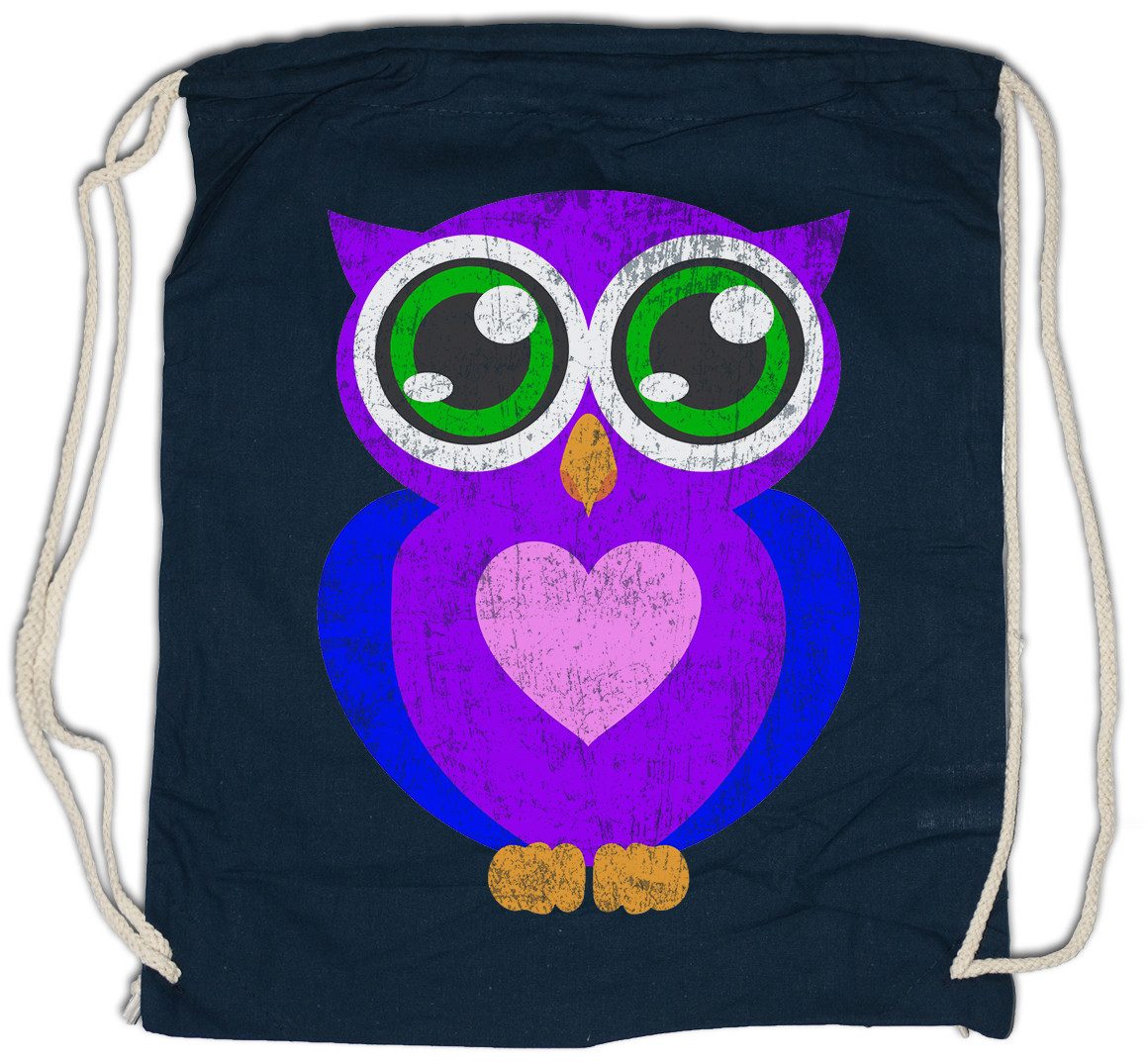 Urban Backwoods Turnbeutel Comic Owl Turnbeutel Eule Cartoon Cute Hipster Indie Electro Tattoo (1-tlg), Rockabella Anime Girl Burlesk