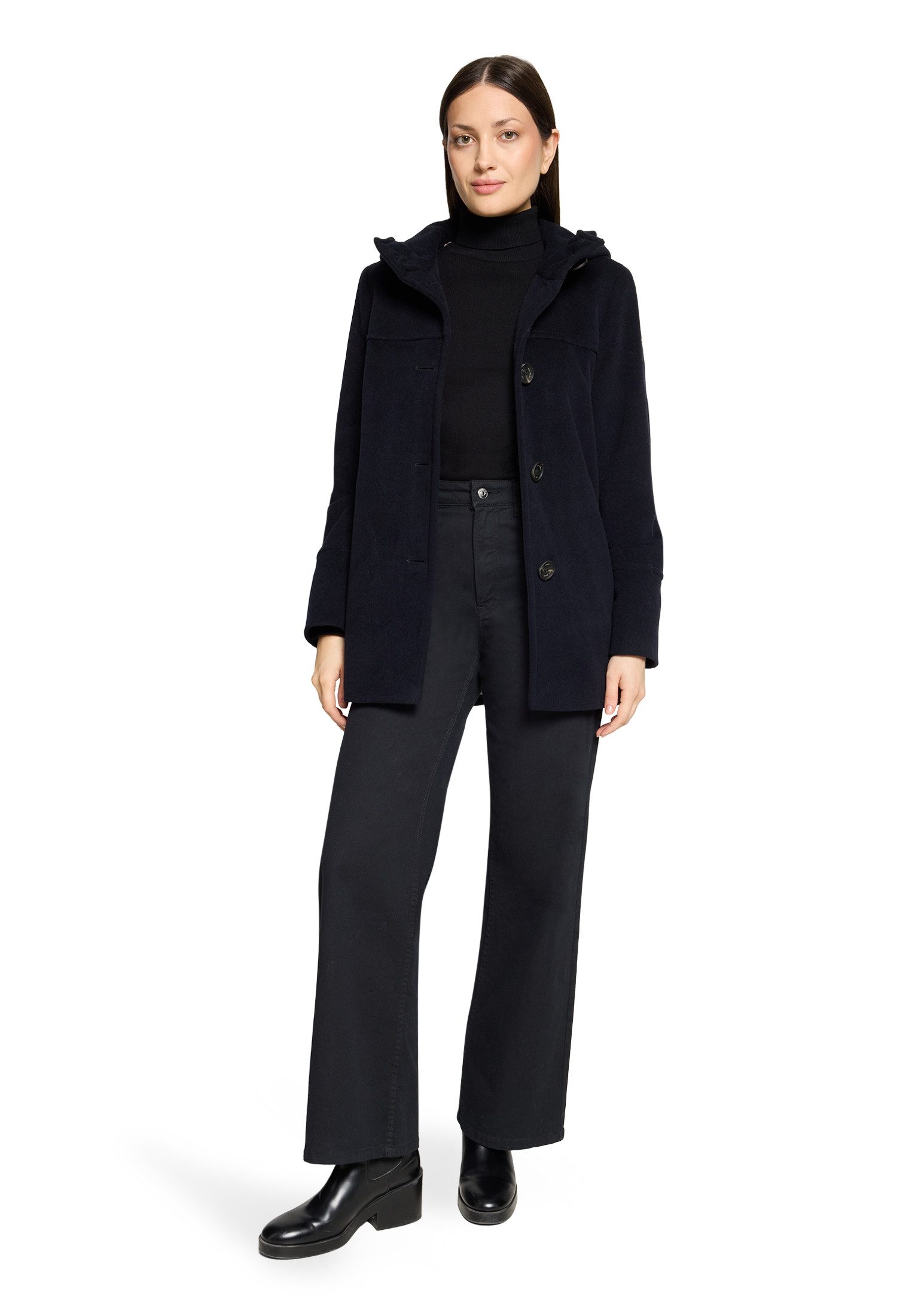 Gil Bret Wolljacke mit Knopfleiste und Kapuze – Bild 5 von 5