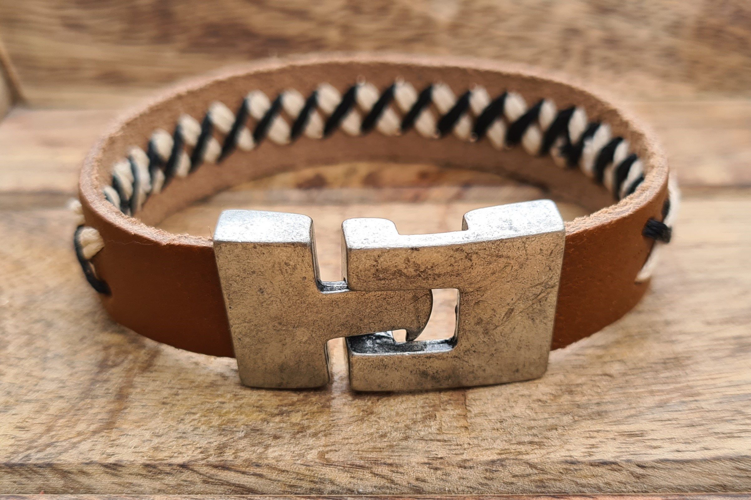 NAHLE Lederarmband Lederarmband Damen Herren Armband Partner Leder Armband (inkl. Schmuckbox), hochwertig verarbeitet - aus Echtleder