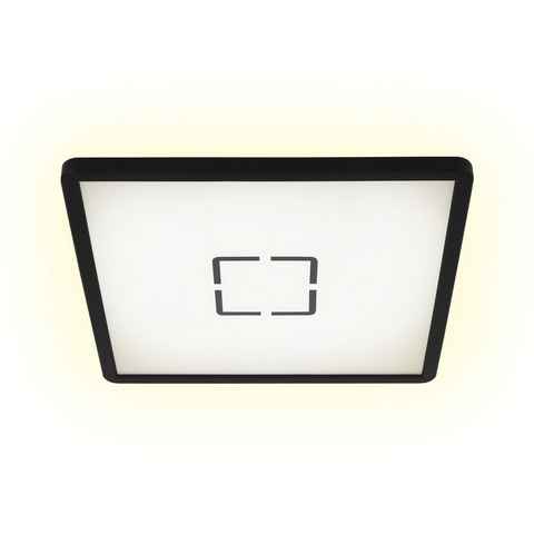 Briloner Leuchten LED Deckenleuchte 3390-015, LED fest verbaut, Neutralweiß, Deckenlampe mit indirekter Hintergrundbeleuchtung
