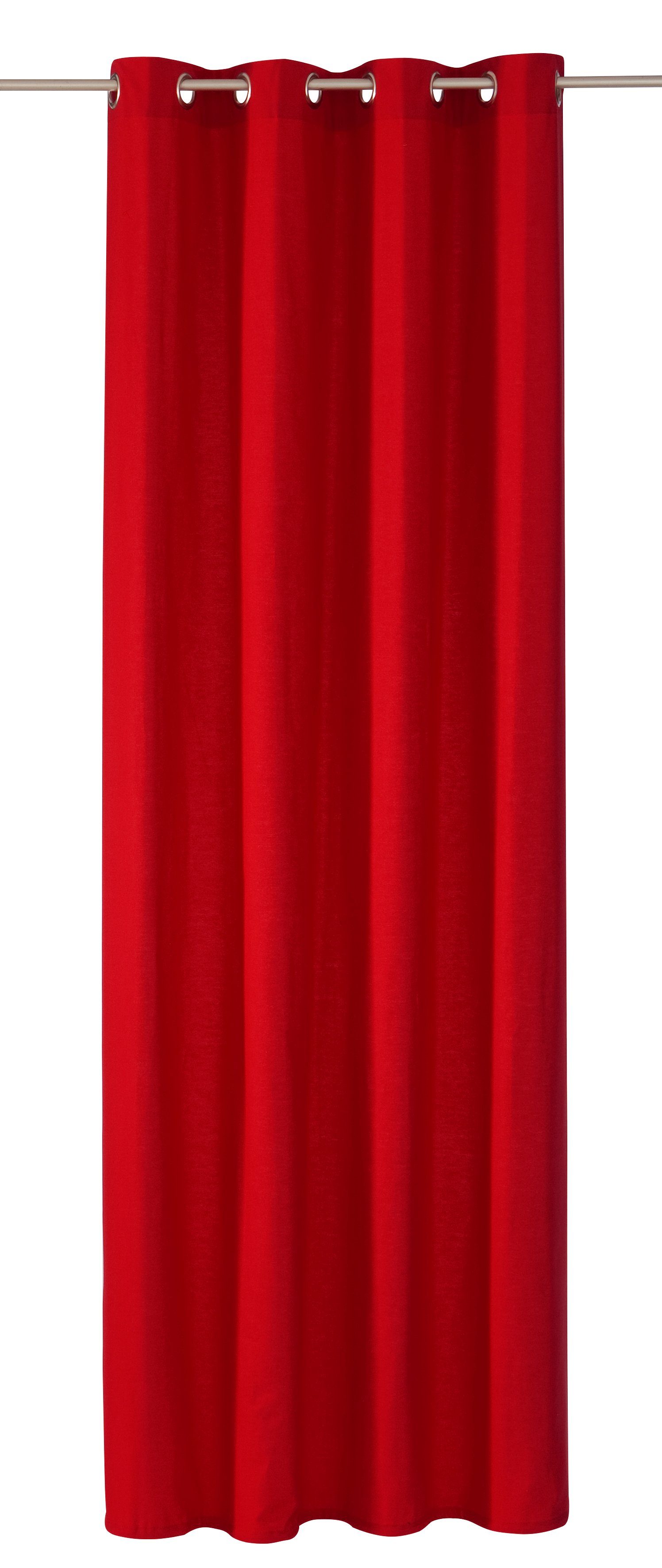 Vorhang DOVE, TOM TAILOR HOME, Ösen (1 St), blickdicht, Wirkware rot