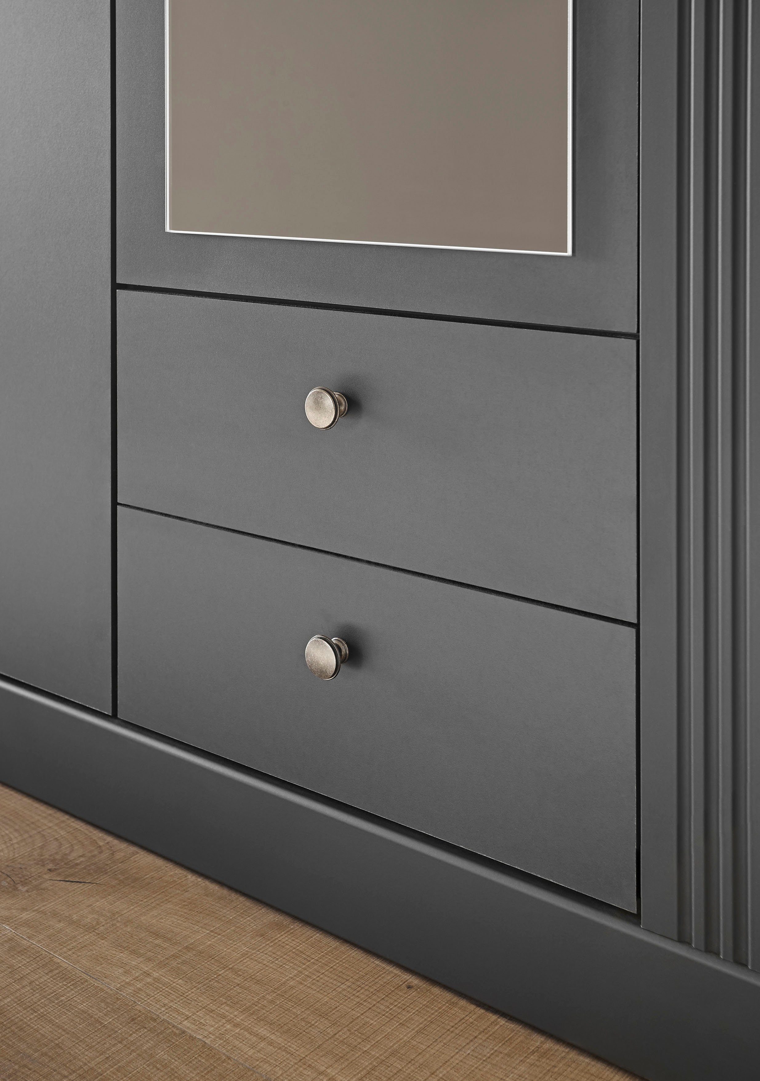 dunkel Kleiderschrank by Home WESTMINSTER exclusiv 109 Grau breit, affaire cm