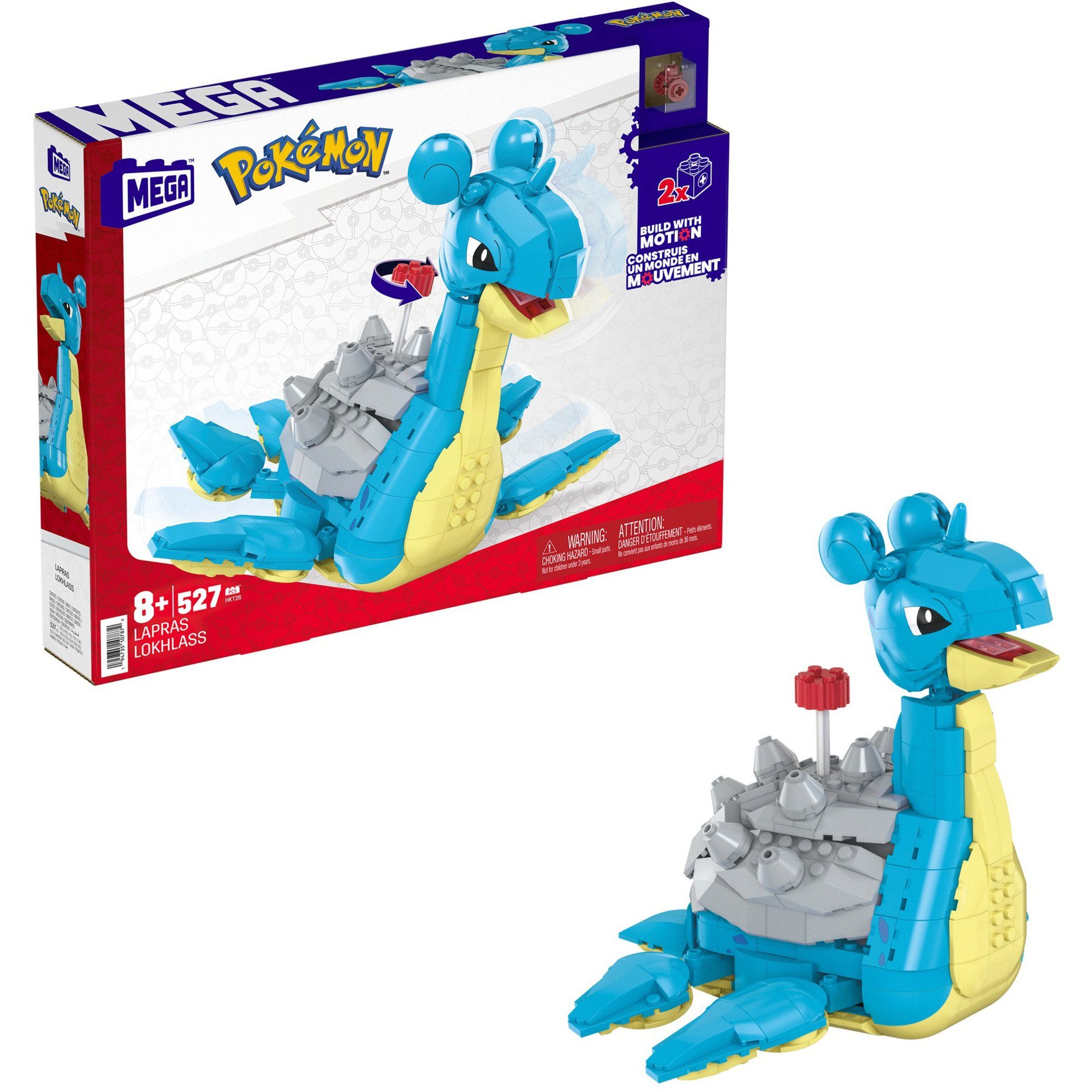 MEGA BLOKS Mattel MEGA Pokémon Lapras Bauspielzeug-Set mit Konstruktionsspi günstig online kaufen