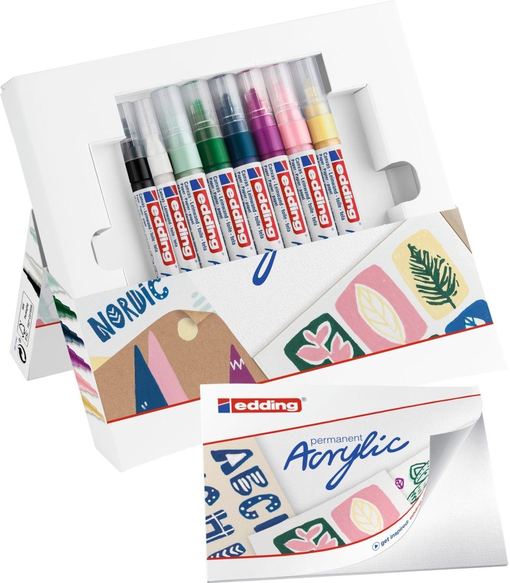 Permanentmarker Acryl-Einstiegsset nordic