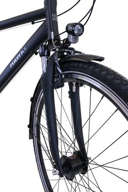 HAWK Bikes Trekkingrad HAWK Trekking Gent Premium Black, 24 Gang microSHIFT