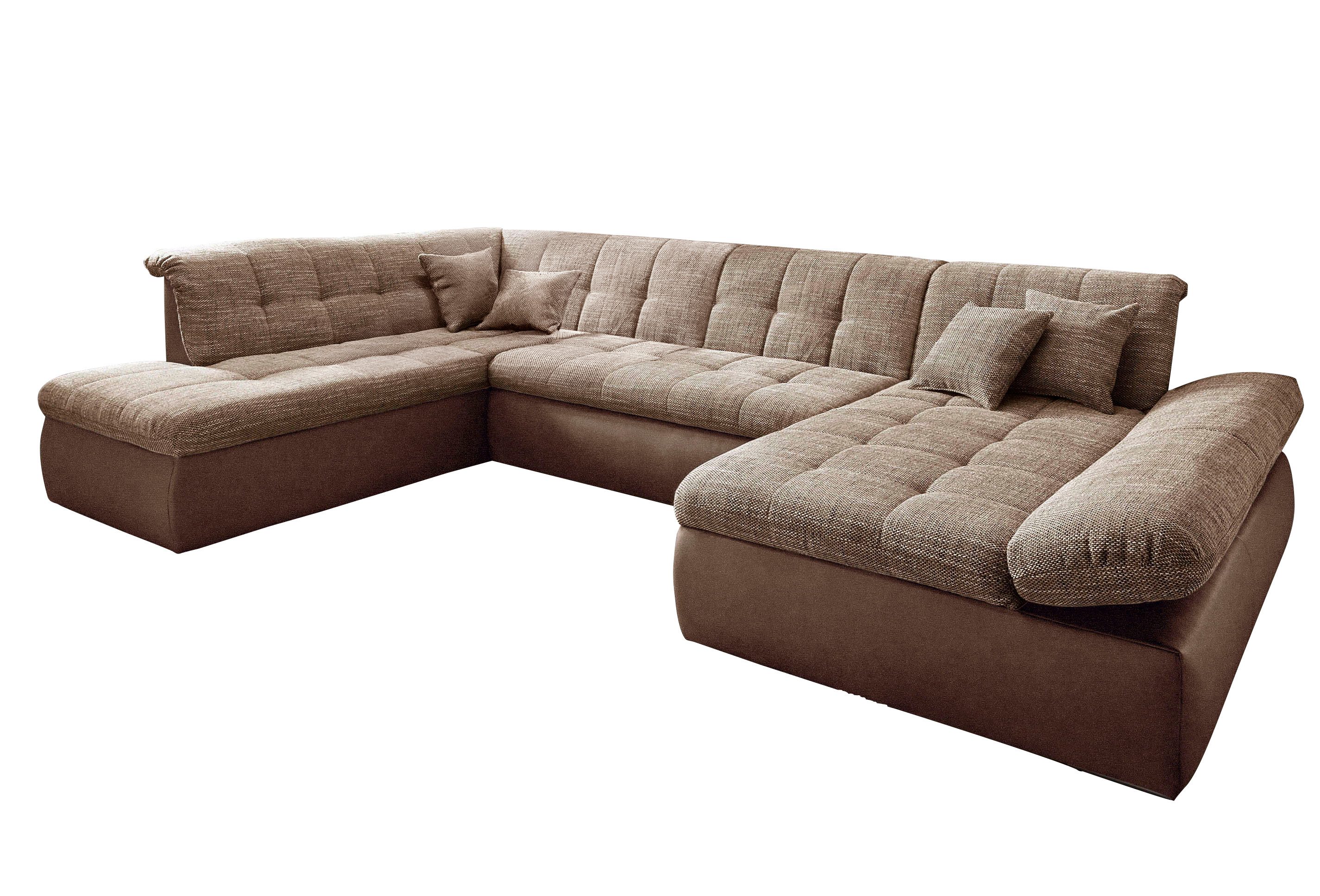 DOMO collection Wohnlandschaft Moric U-Form, auch in Cord, Breite 353cm, vi günstig online kaufen