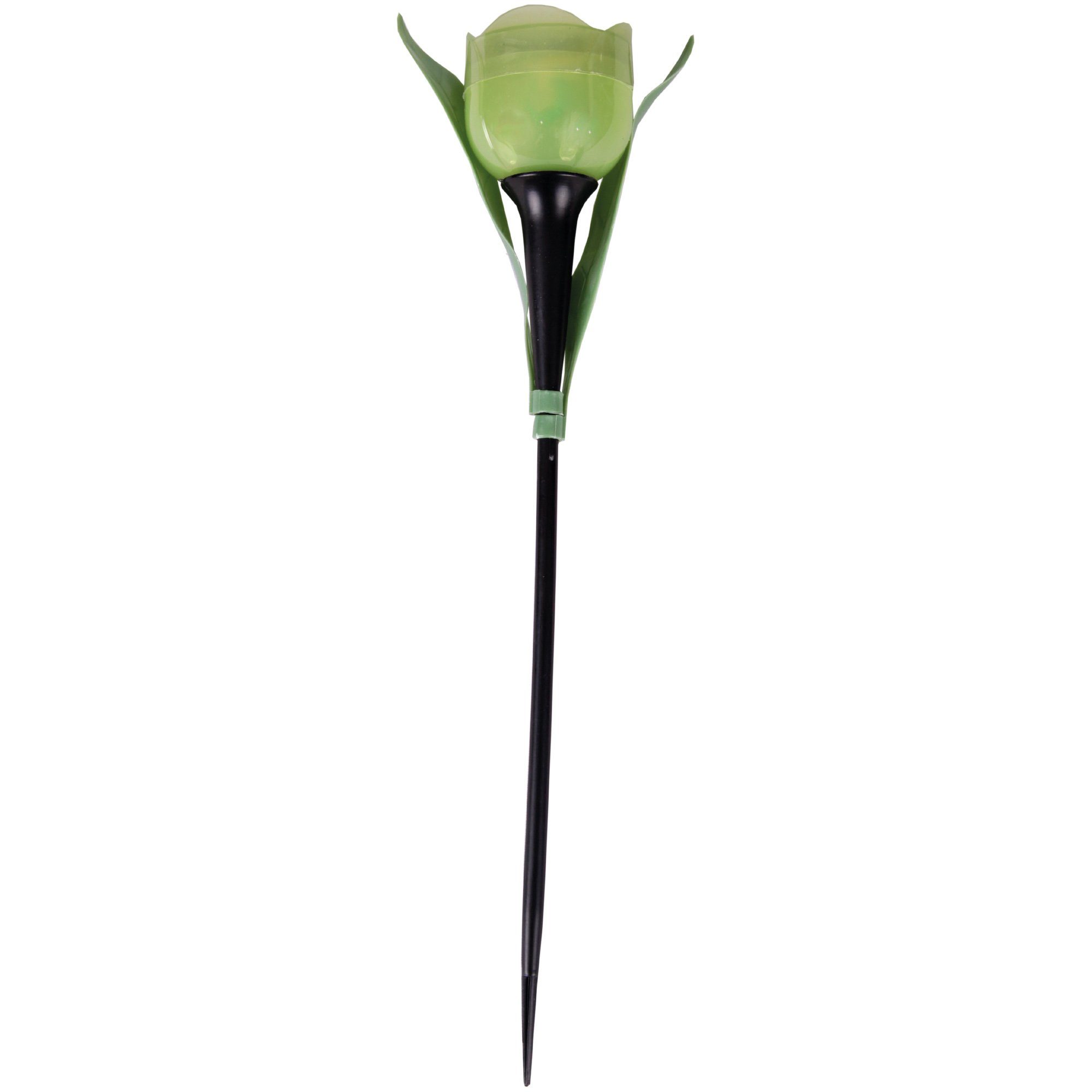Bestlivings LED Solarleuchte Tulpensticks-05011, LED fest integriert, Tageslichtweiß, LED festintegriert, Solarlampe, Gartenlampe(ca. 30cm Höhe) Tulpenoptik