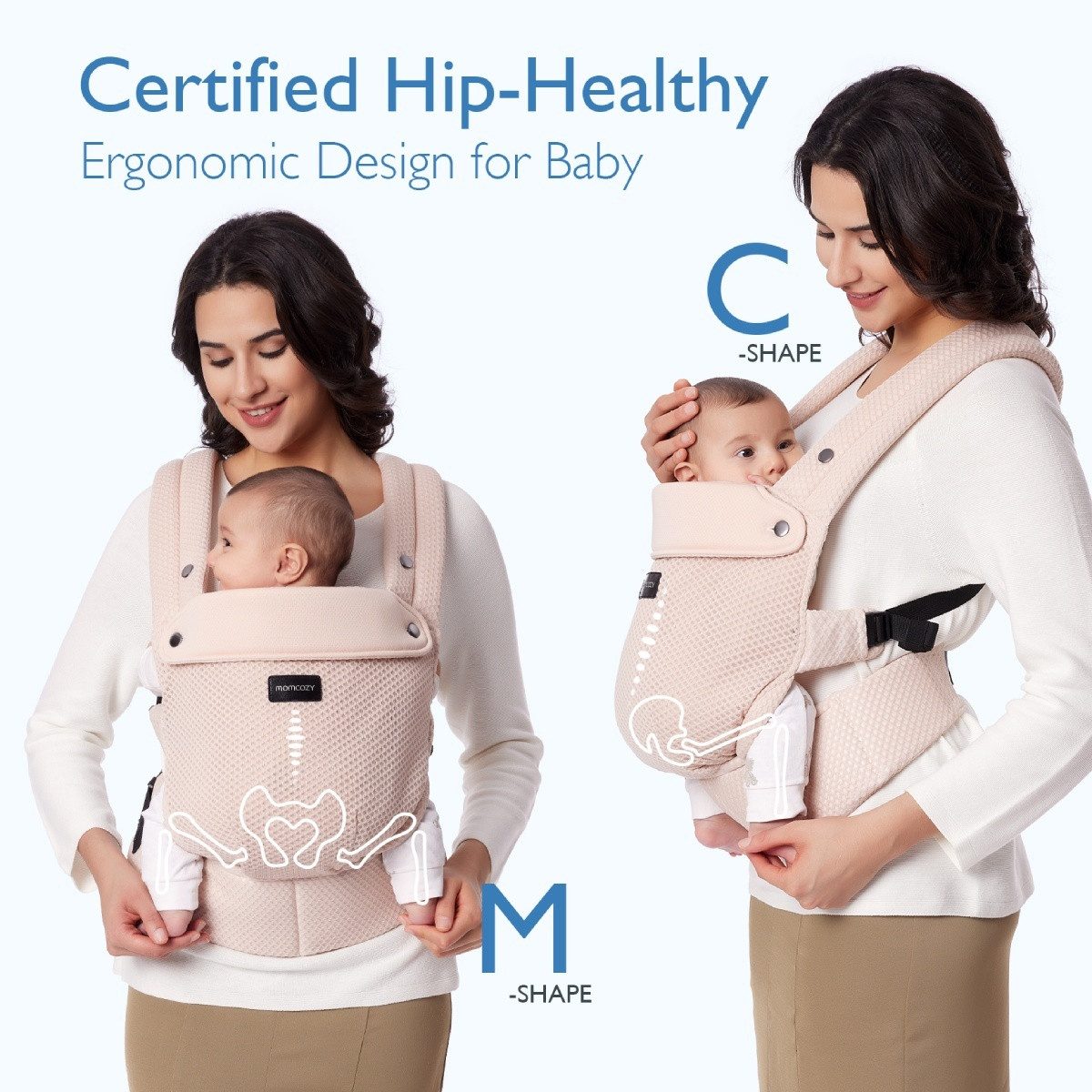 Momcozy Babytrage Baby Carrier Air Mesh (1-tlg)