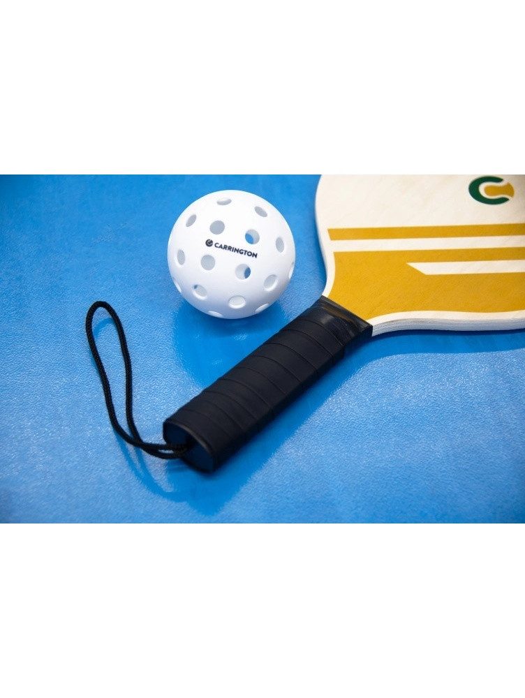 Carrington Pickleballschläger Pickleball-Set (4x Schläger, 4x Bälle, 1x Netz, 1x Tragebeutel)