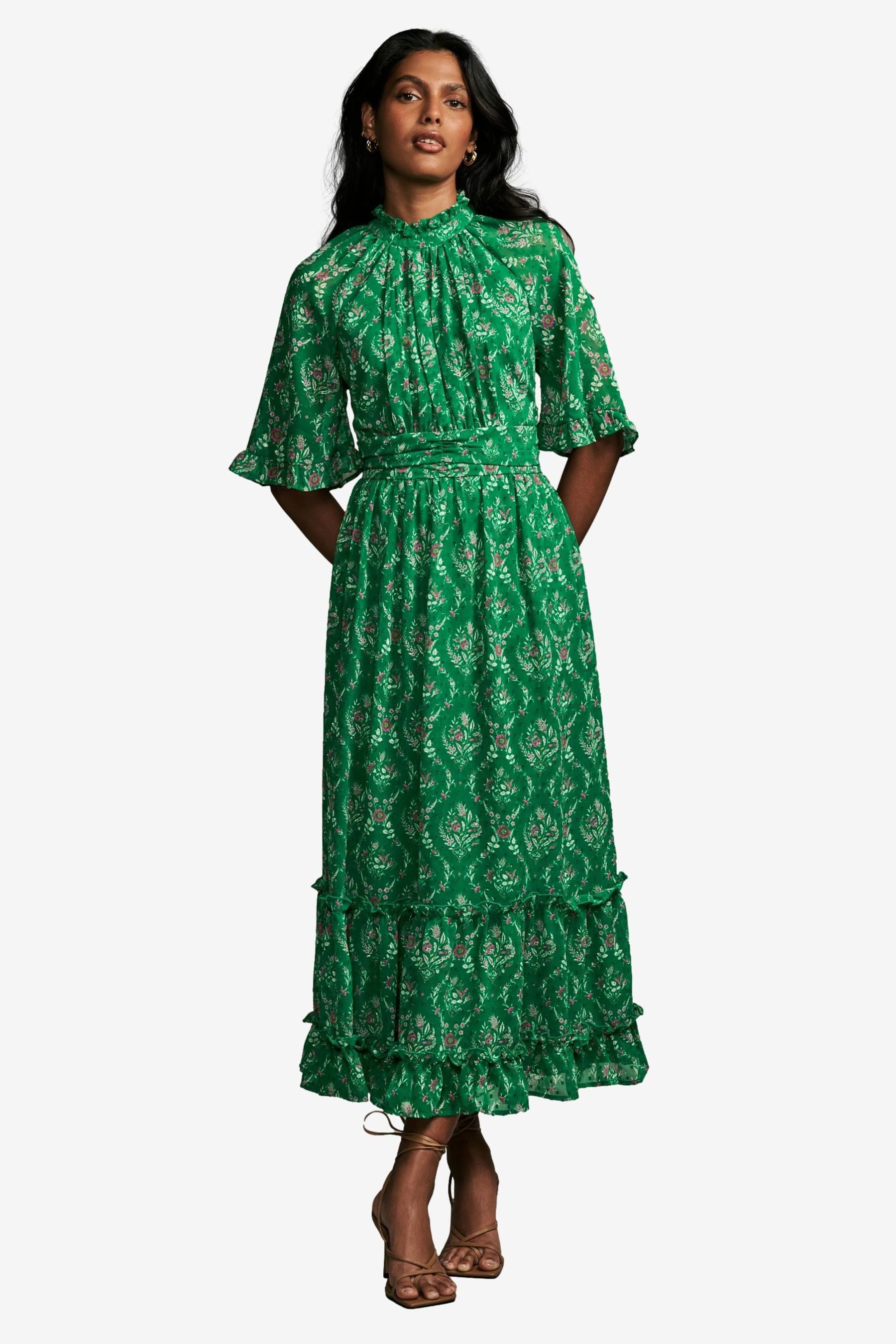 Chiffonkleid Laura Ashley Fascott Midaxi-Kleid aus Chiffon