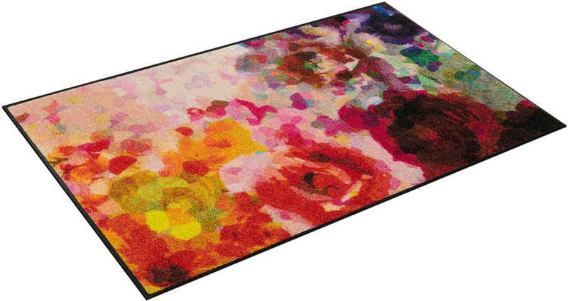 Teppich Colour Blast, wash+dry by Kleen-Tex, rechteckig, Höhe: 7 mm