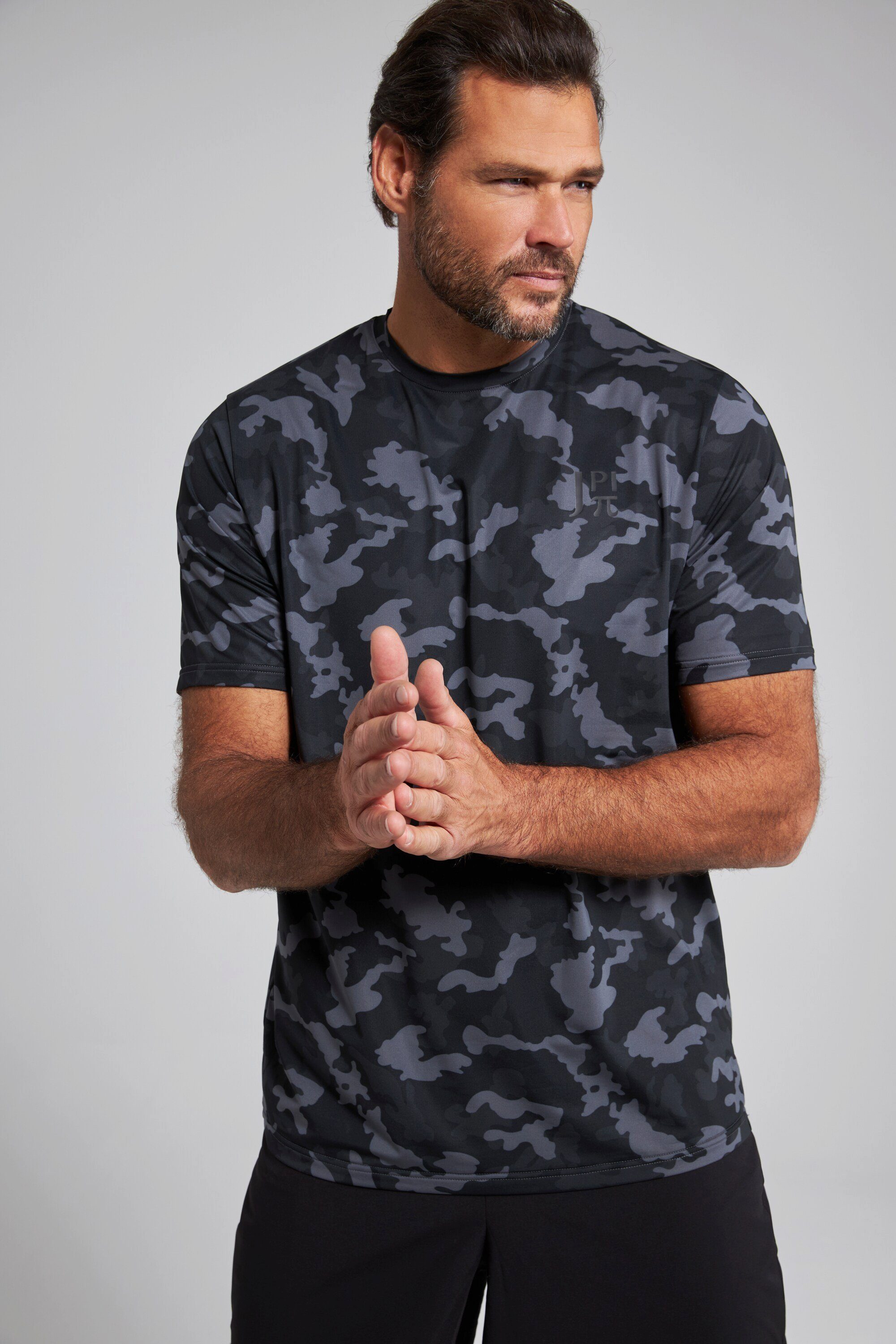 JP1880 T-Shirt T-Shirt FLEXNAMIC® Halbarm Camouflage | T-Shirts