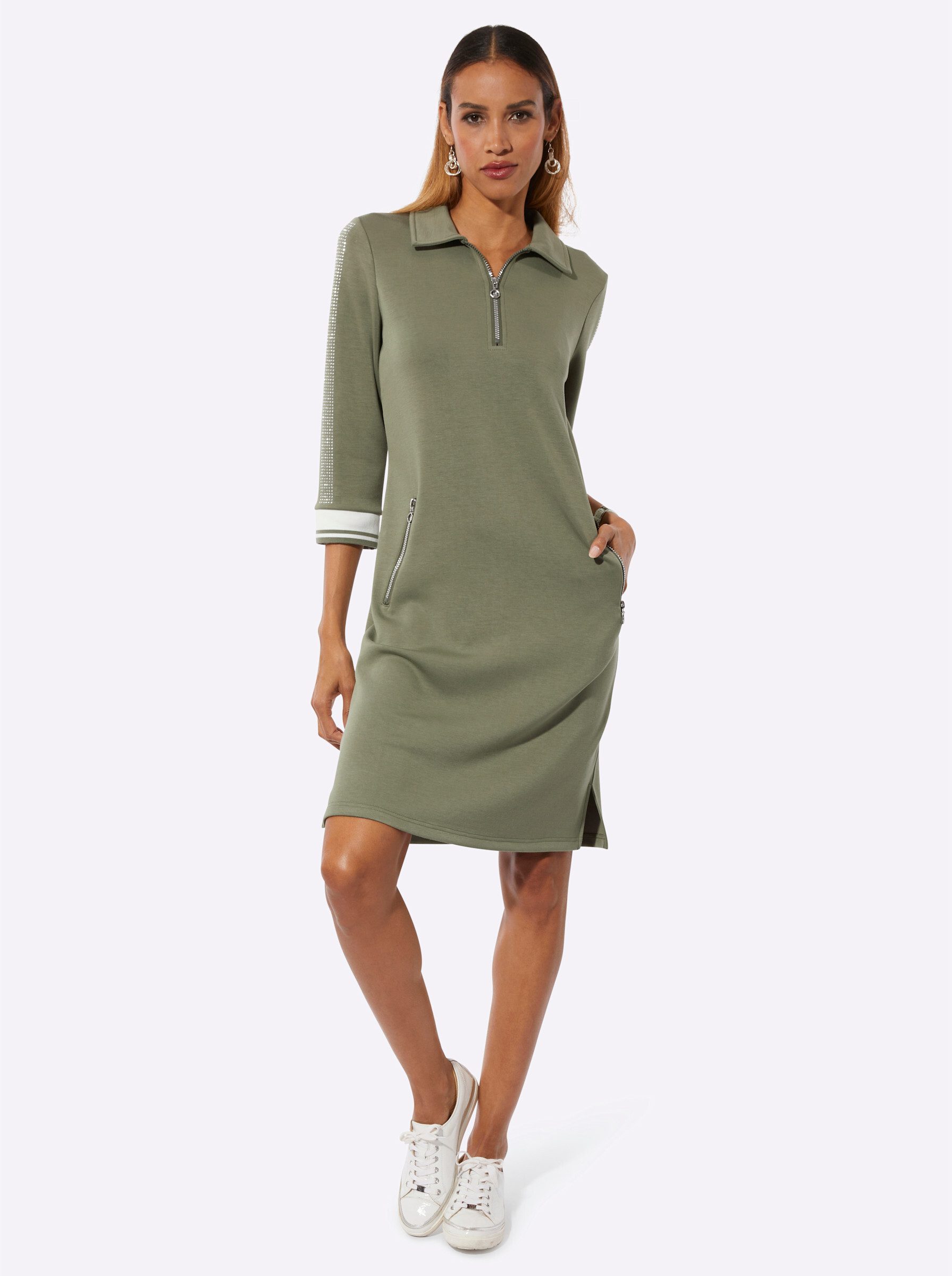 creation L Jerseykleid Modal-Mix-Kleid 3/4-Arm günstig online kaufen