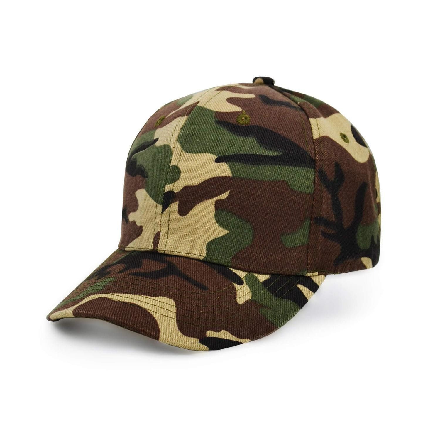 LuxusKollektion Army Cap Baseballkappe Camouflage Schirmmütze Outdoor Einheitsgröße Grüne