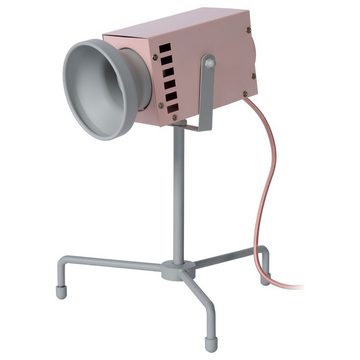 click-licht LED Tischleuchte LED Tischleuchte Beamer in Rosa und Grau 3W 70lm, Beweglich: Ja, Leuchtmittel enthalten: Ja, fest verbaut, LED, warmweiss, Tischleuchte, Nachttischlampe, Tischlampe