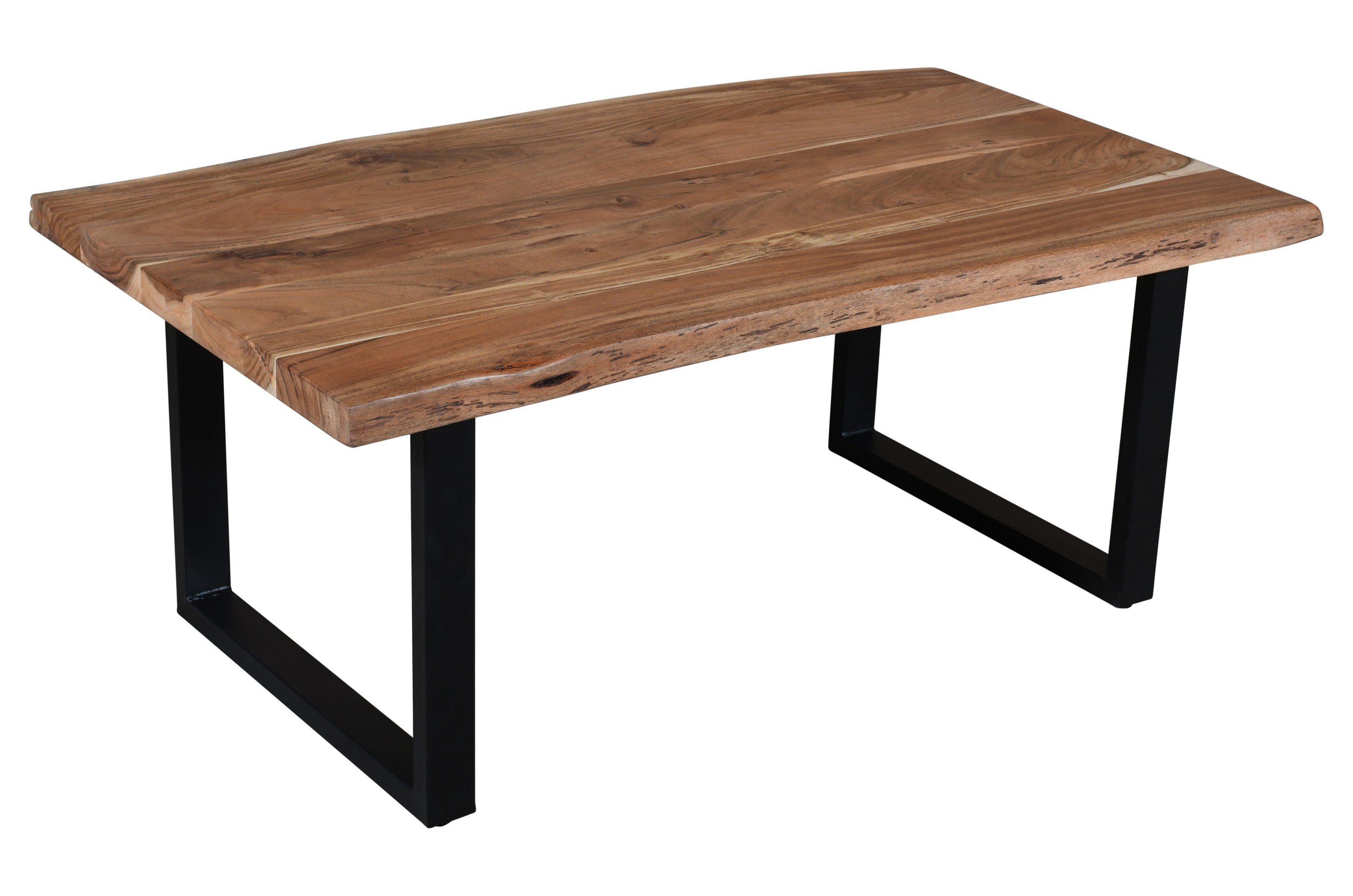 Couchtisch Massivholz Akazie, B/H/T 110x45x65 cm