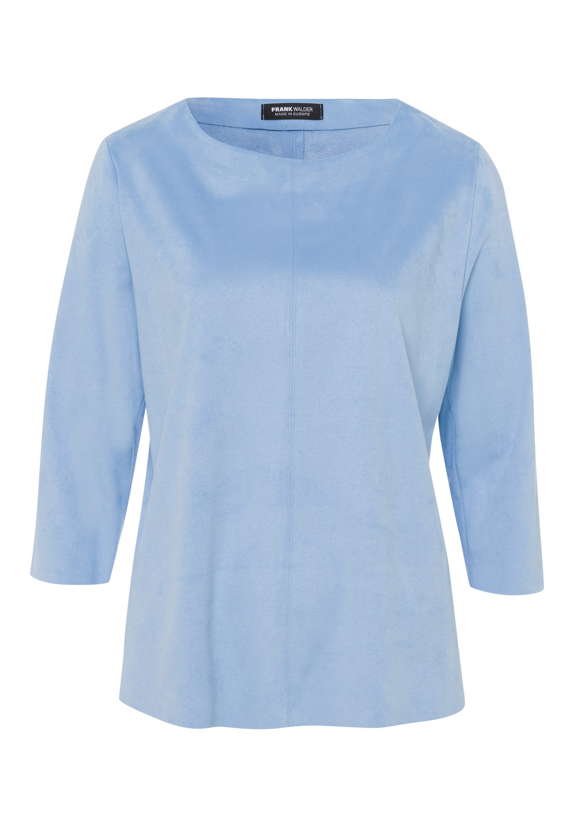 FRANK WALDER 3/4-Arm-Shirt aus pflegeleichtem PES-Stretch-Lederimitat günstig online kaufen