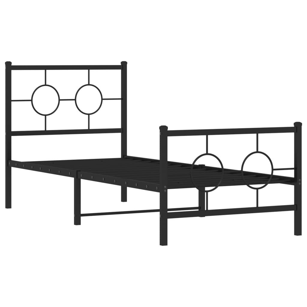 vidaXL Bett Bettgestell mit Kopf- und günstig online kaufen