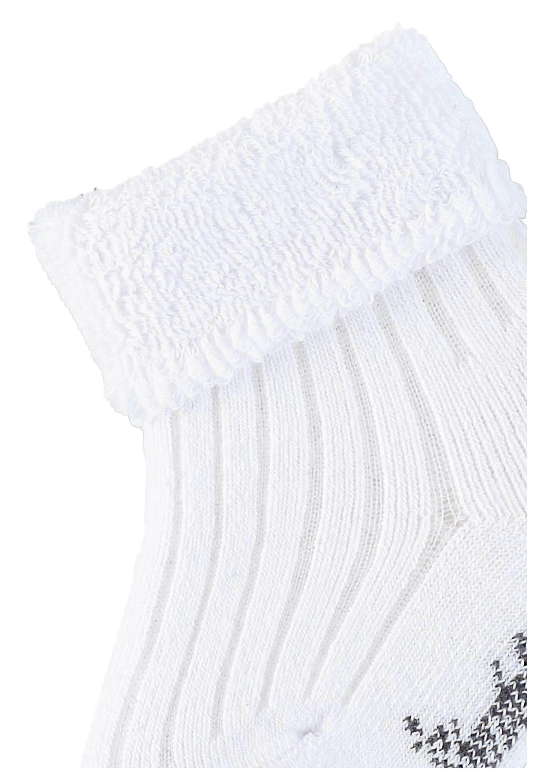 uni Kindersocken mit weiß mit Vollplüsch, Basicsocken Sterntaler® Baby-Söckchen (Söckchen mit Babysocken süßen Umschlag Kurzsocken gemustert) Motiven,