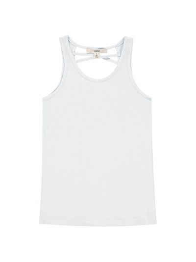 Esprit T-Shirt »Top mit rückseitigen Bänden-Details« (1-tlg)