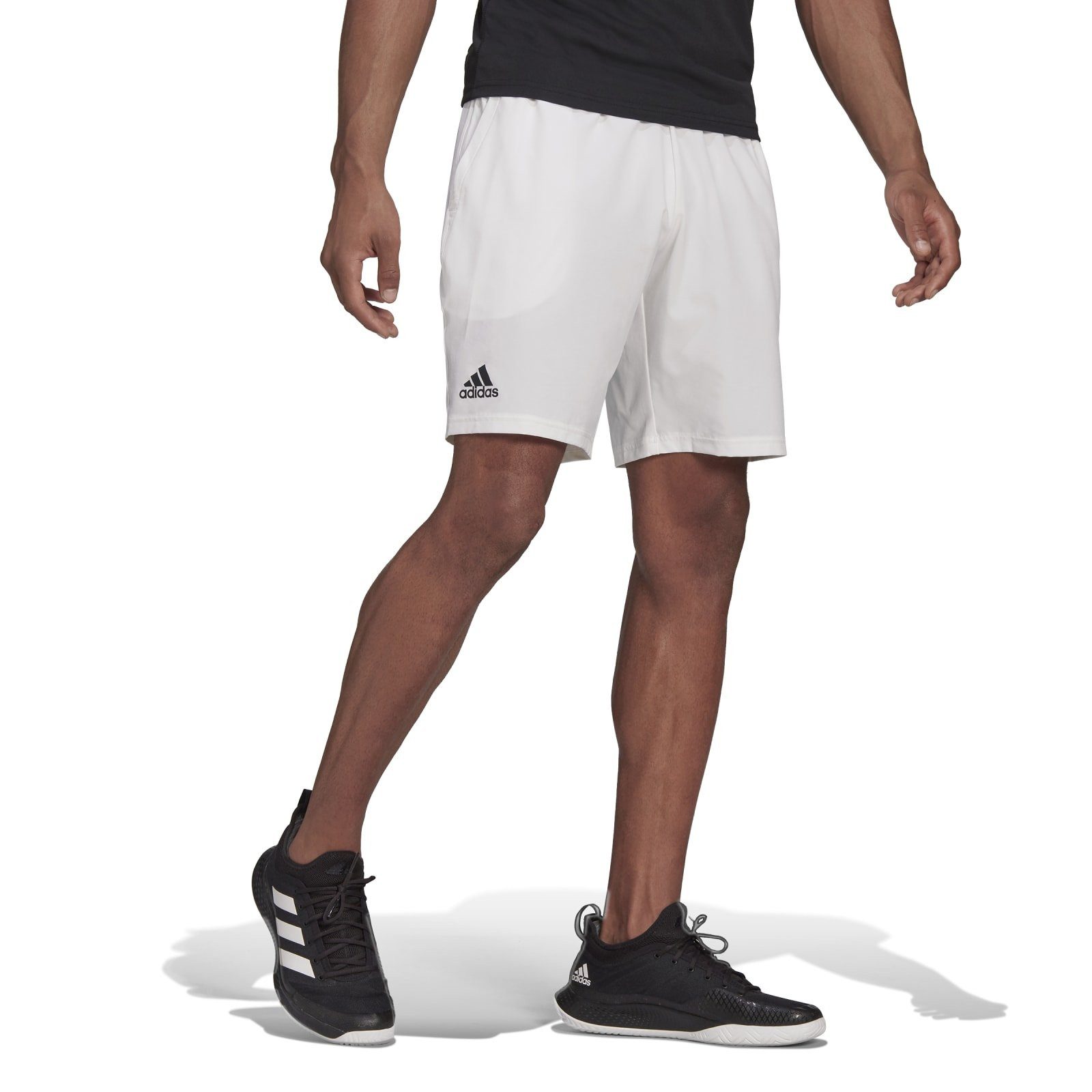 Shorts Tennishose Club Stretch Woven 9in kurz weiss Herren