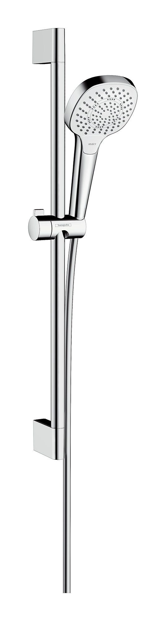 hansgrohe Stangenbrause-Set Croma Select E 110 Multi, Höhe 66.9 cm, 3 Strahlart(en), Brauseset EcoSmart mit Brausestange 650 mm