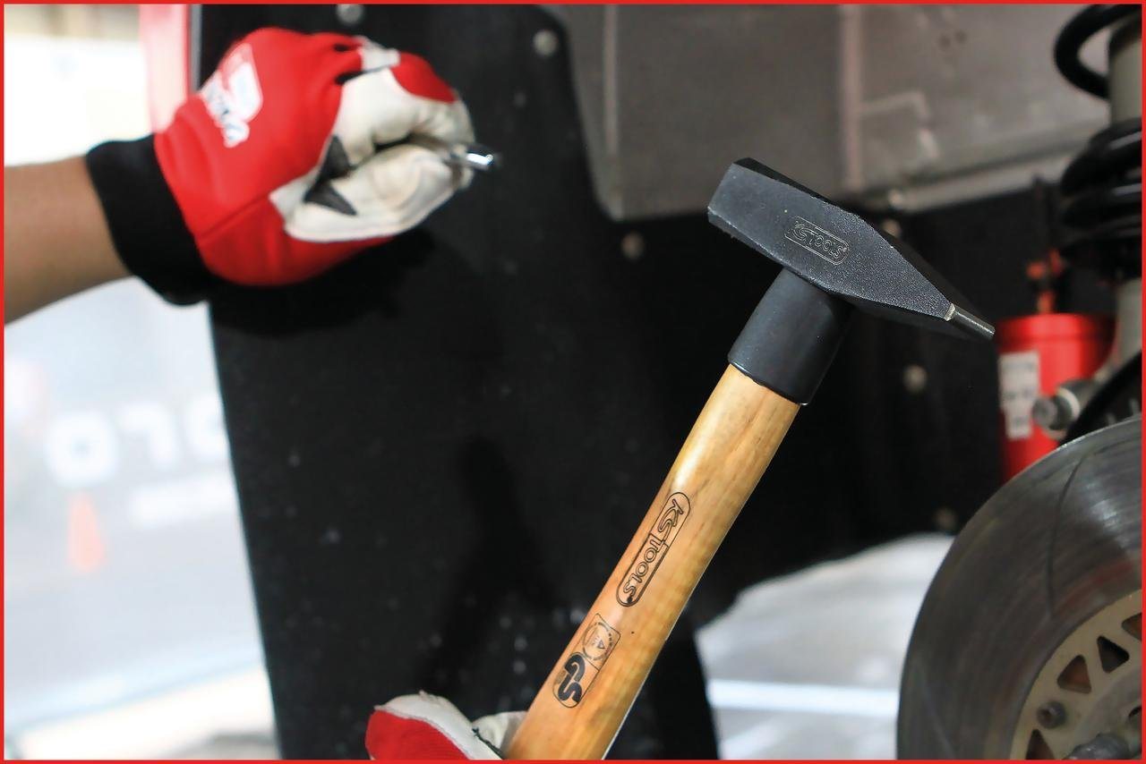Thumbnail - KS Tools Hammer Schlosserhammer mit Hickorystiel, 1000g