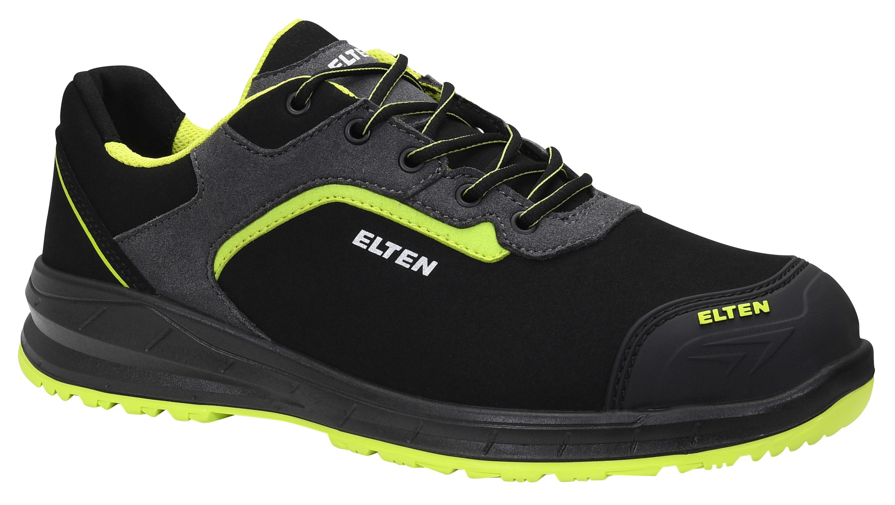 ELTEN LOAN XXSports Pro black-lime Low ESD S3 Sicherheitsschuh (Schuhkarton, Paar)