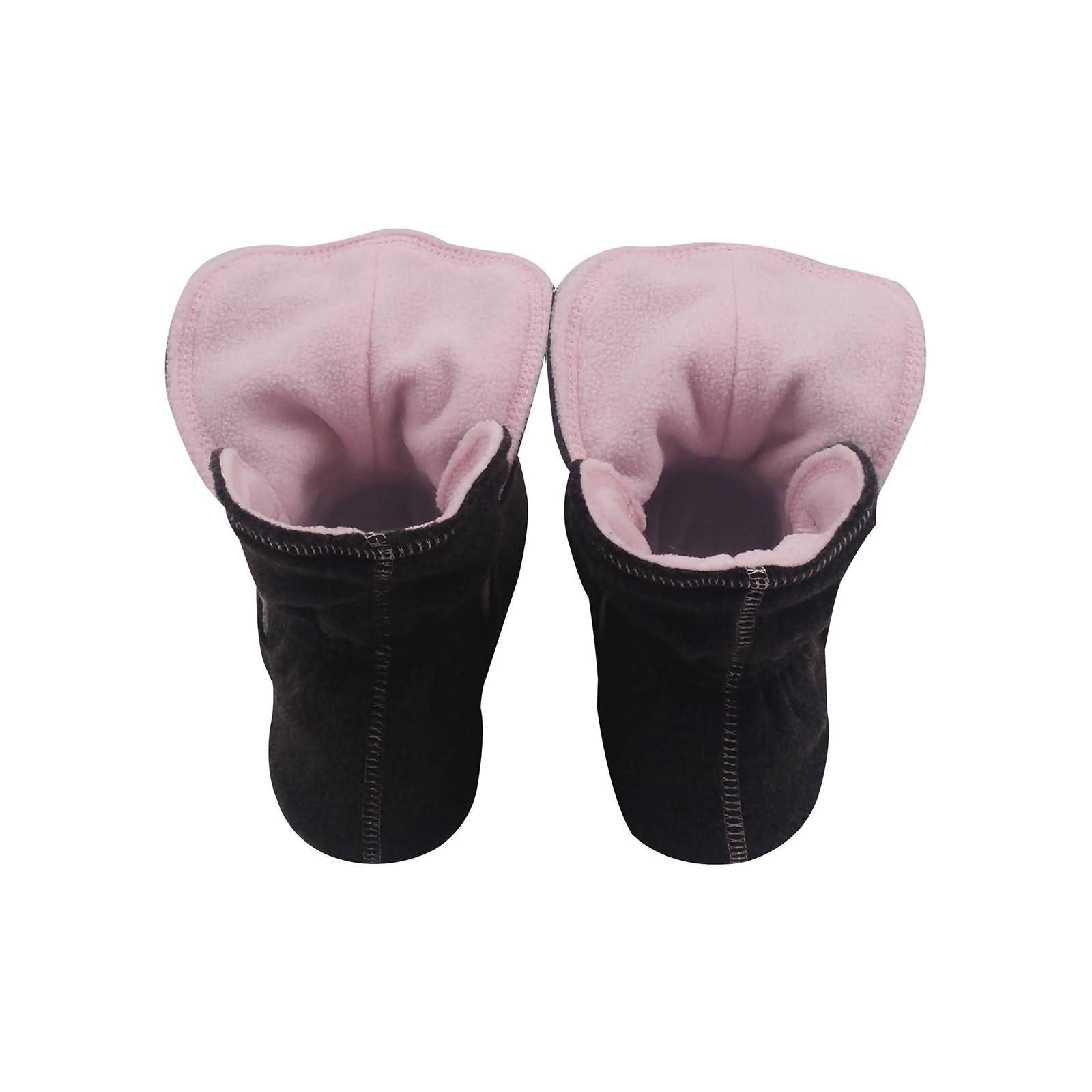 RAIKOU Hausstiefel Hüttenschuhe Stoppersocken für Damen Herren und Kinder  Hausschuh (aus Miro Fleece Super Flauschige) mit ABS und Rutschfester Sohle