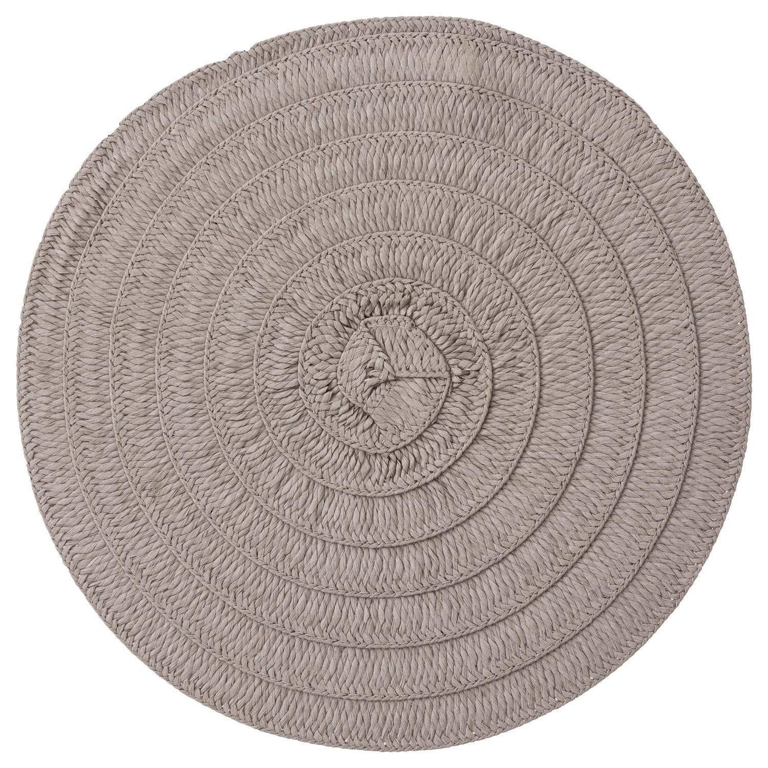 Secret de Gourmet Dekomatte Tischset aus Jute OLIVIA, Ø 38 cm, 1 Stk., Zubehör für Tischdekoration