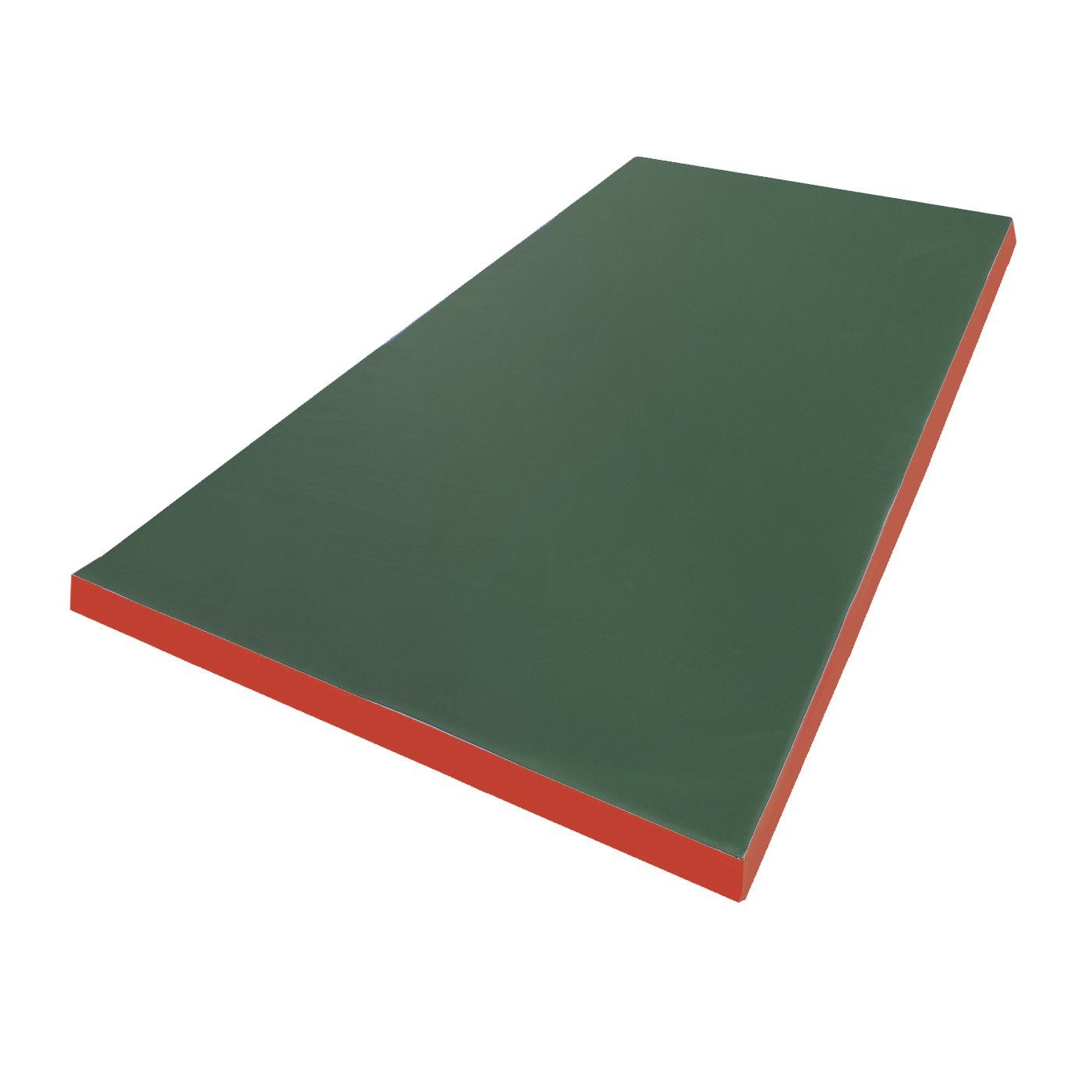 abwaschbar, Schutzmatte (1er-Pack), Turnmatte 150x100x8cm grün robust NiroSport Fitnessmatte Gymnastikmatte Weichbodenmatte