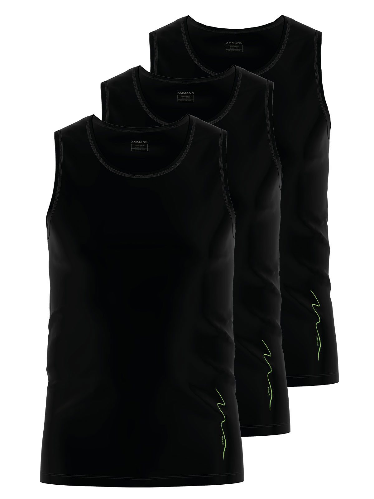 Ammann Funktionsunterhemd 3er Pack Athletic Shirt Day Modern / Activity (Packung, 3-St) -