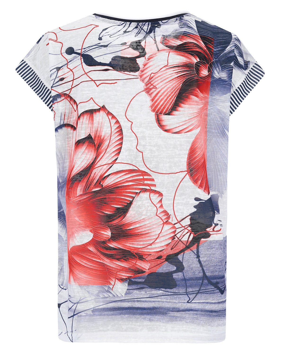 Hajo Blusenshirt Shirt 1/2 Arm Leinenoptik