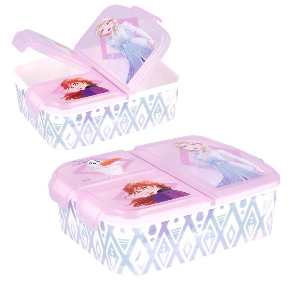Disney Frozen Lunchbox Brotdose 3 Fächer Disney Frozen II Lunch to Go Vesper Dose