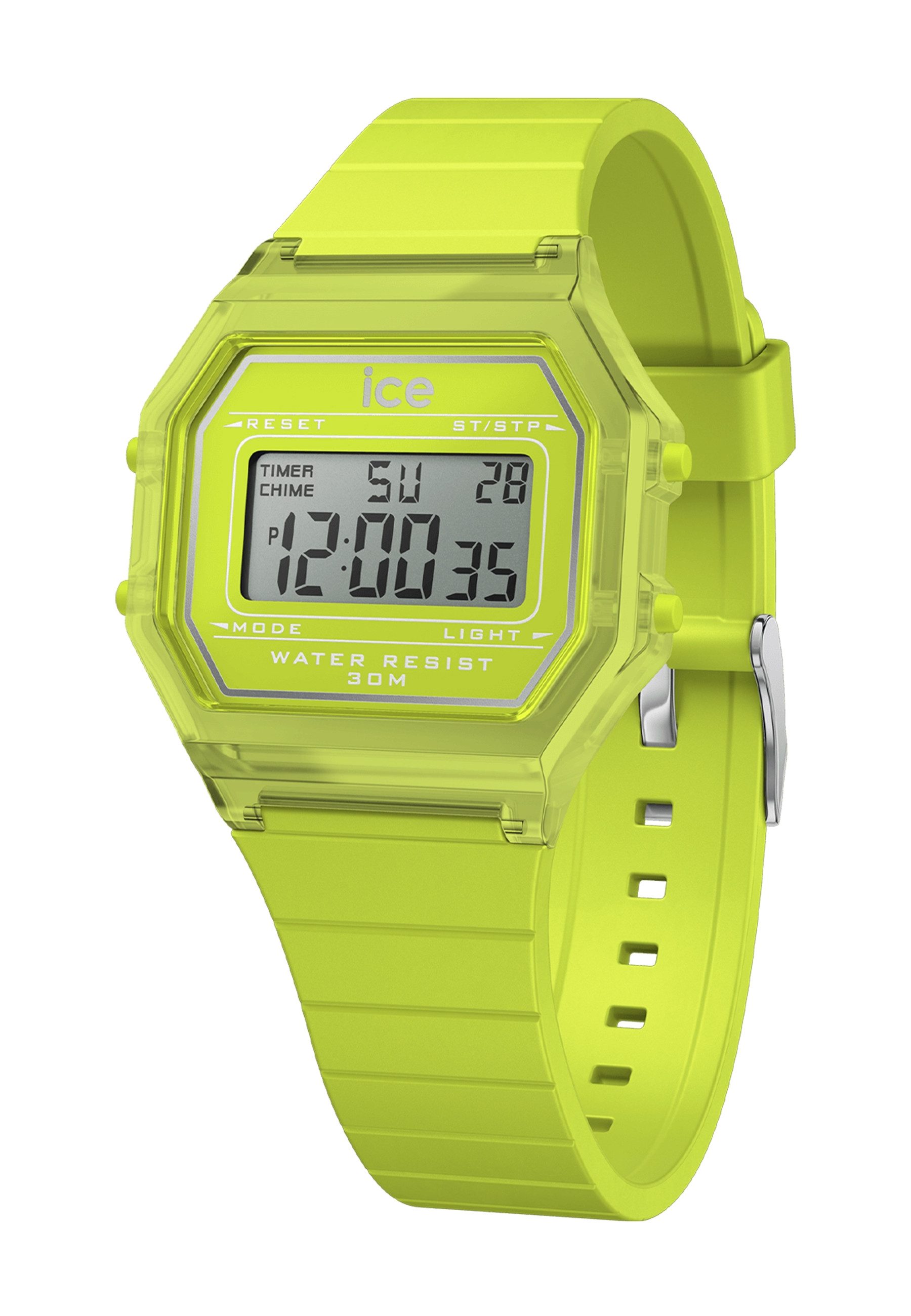 ICE-WATCH - ICE Digit Retro Tranquil Blue - Orologio Blu Da Donna Con Cinturino In Plastica - 022058 (Small - 8