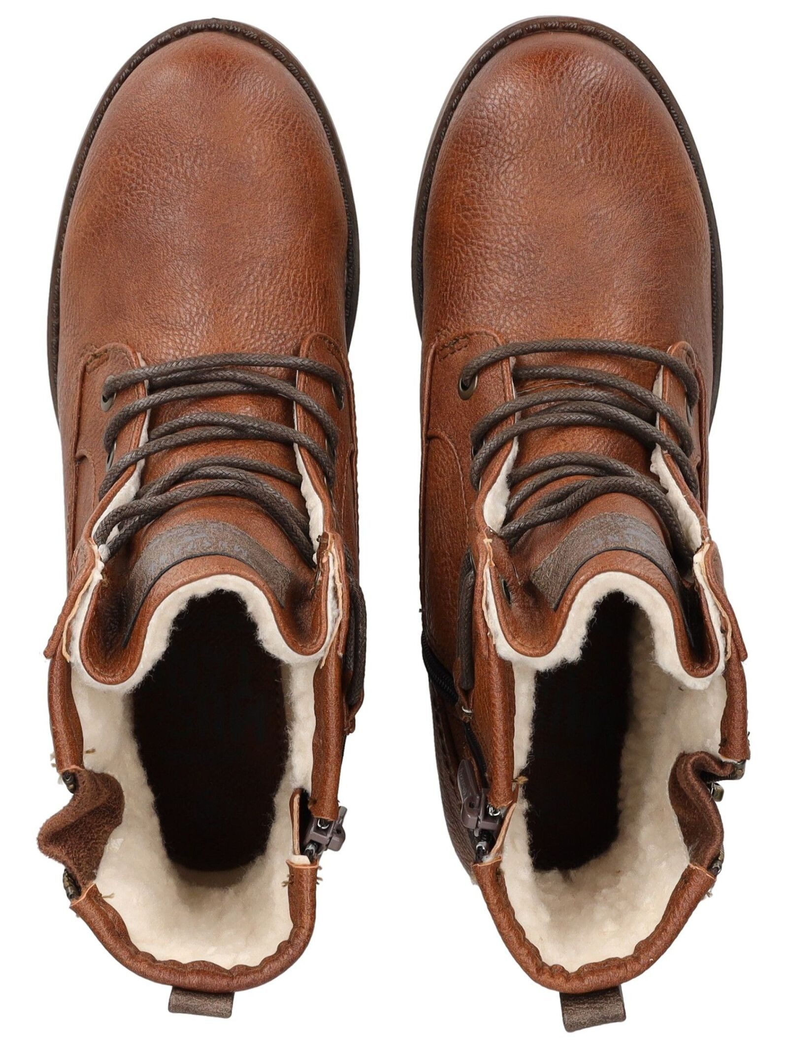 Mustang Shoes Mustang Shoes Stiefelette Lederimitat Schnürstiefelette
