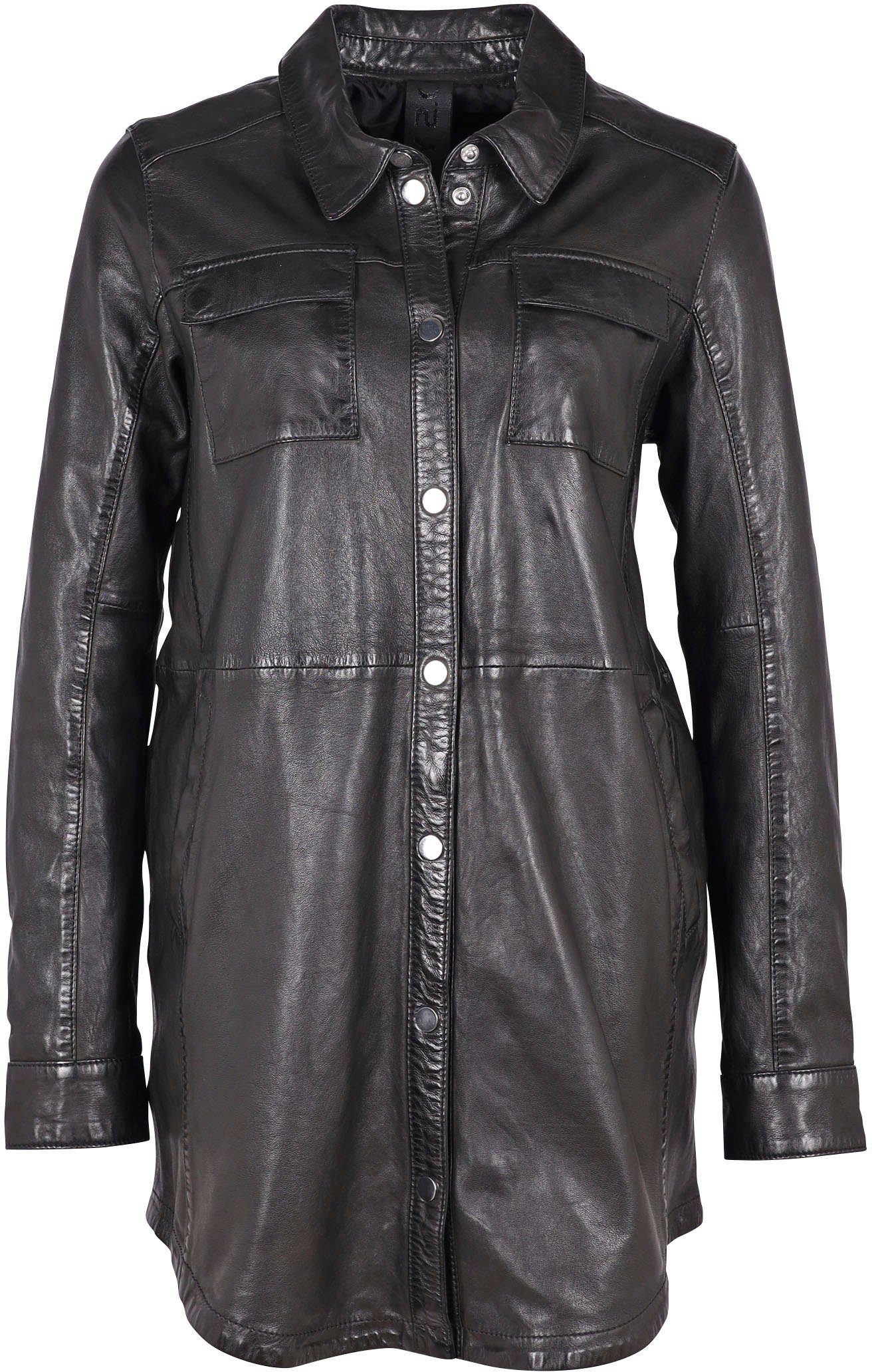 Gipsy Lederjacke black Miha