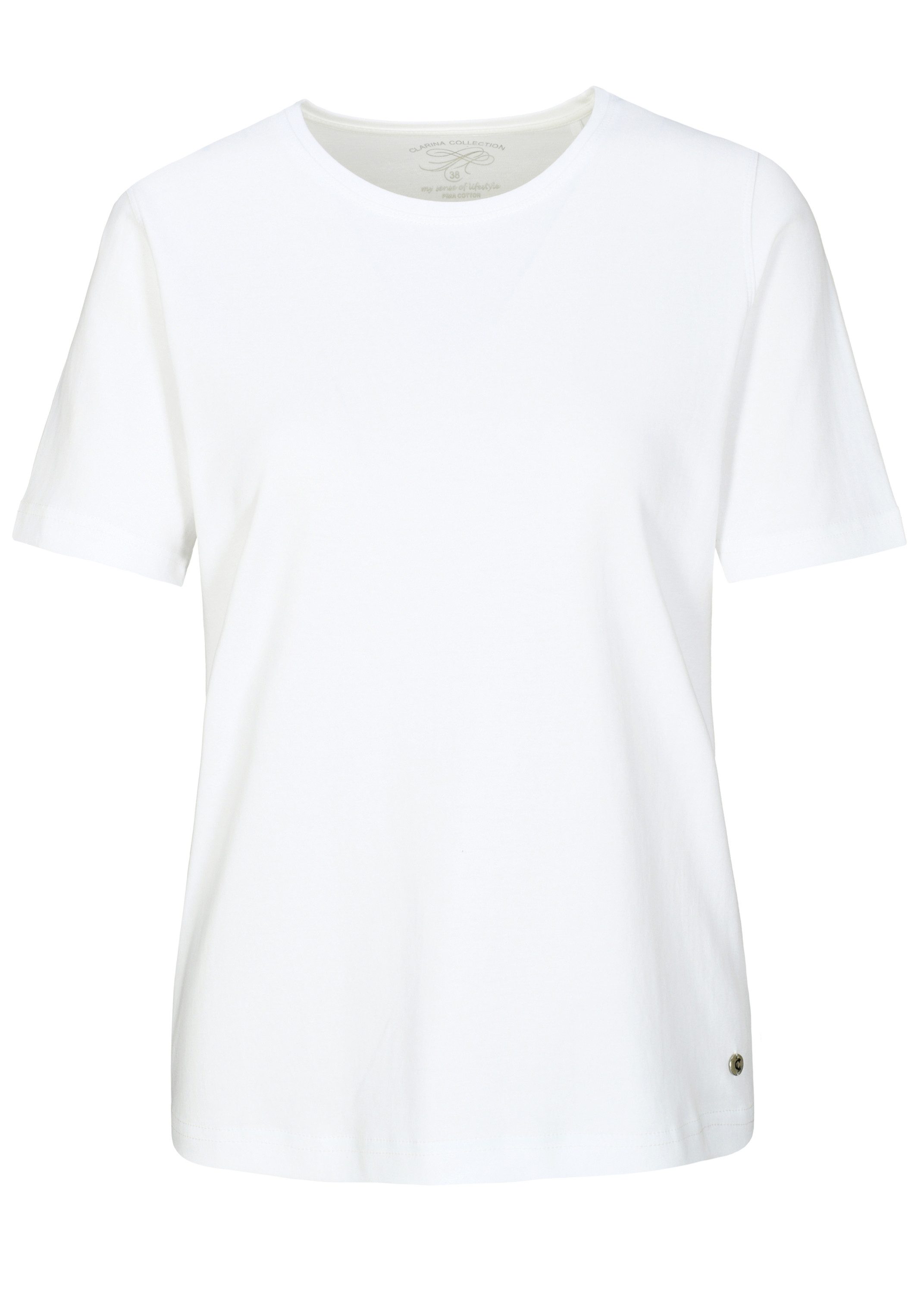 Clarina Rundhalsshirt HAGEN Pima Cotton Interlock