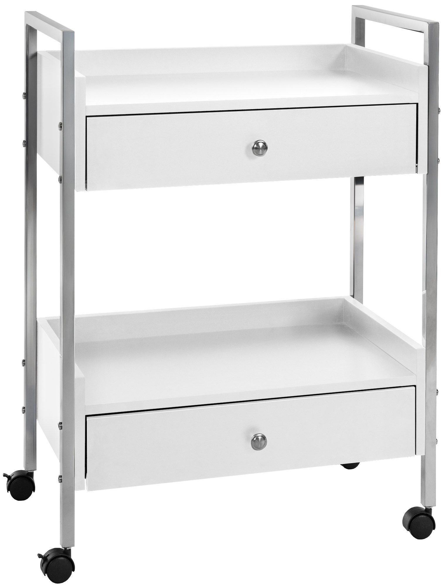 CLP Beistellwagen Luxus Gerätewagen, Kosmetikwagen mit Schubladen und Rollen